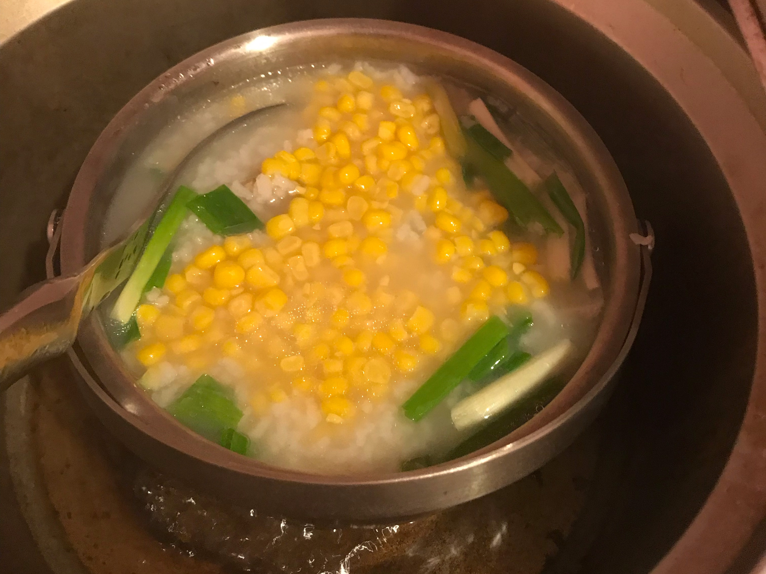 電鍋版）玉米排骨粥