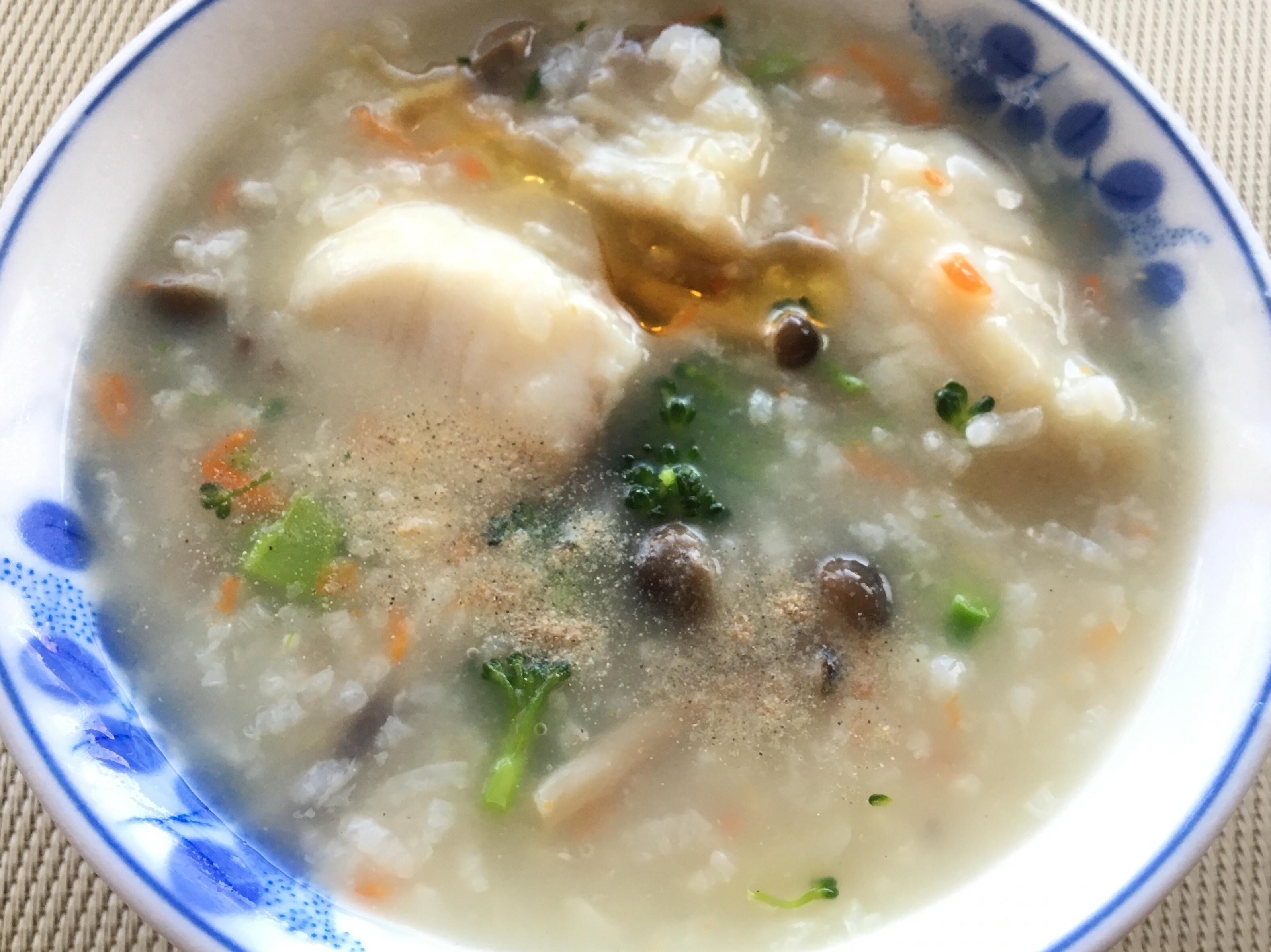 暖胃魚菇粥