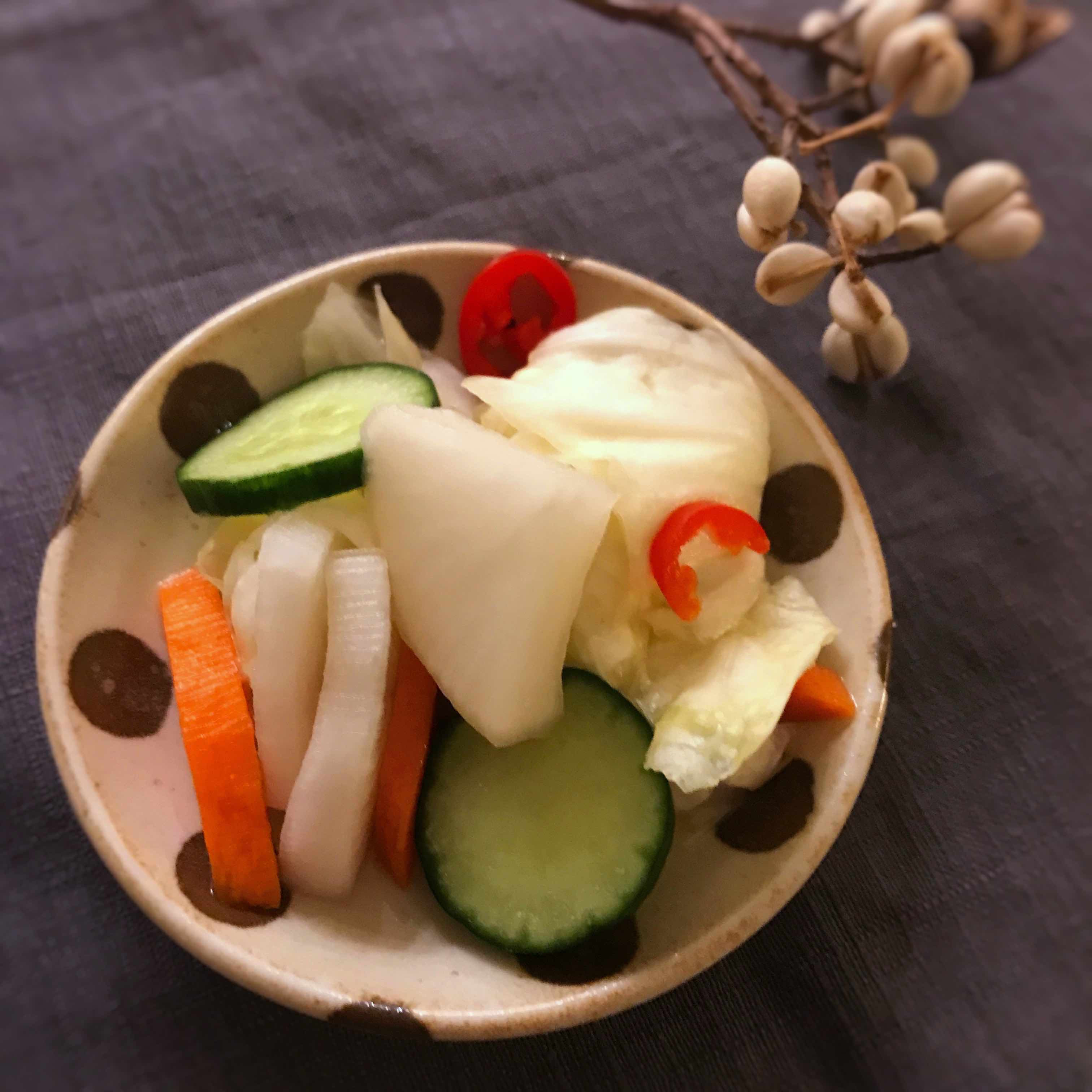 【日式副菜】淺漬野菜 (露營OK)