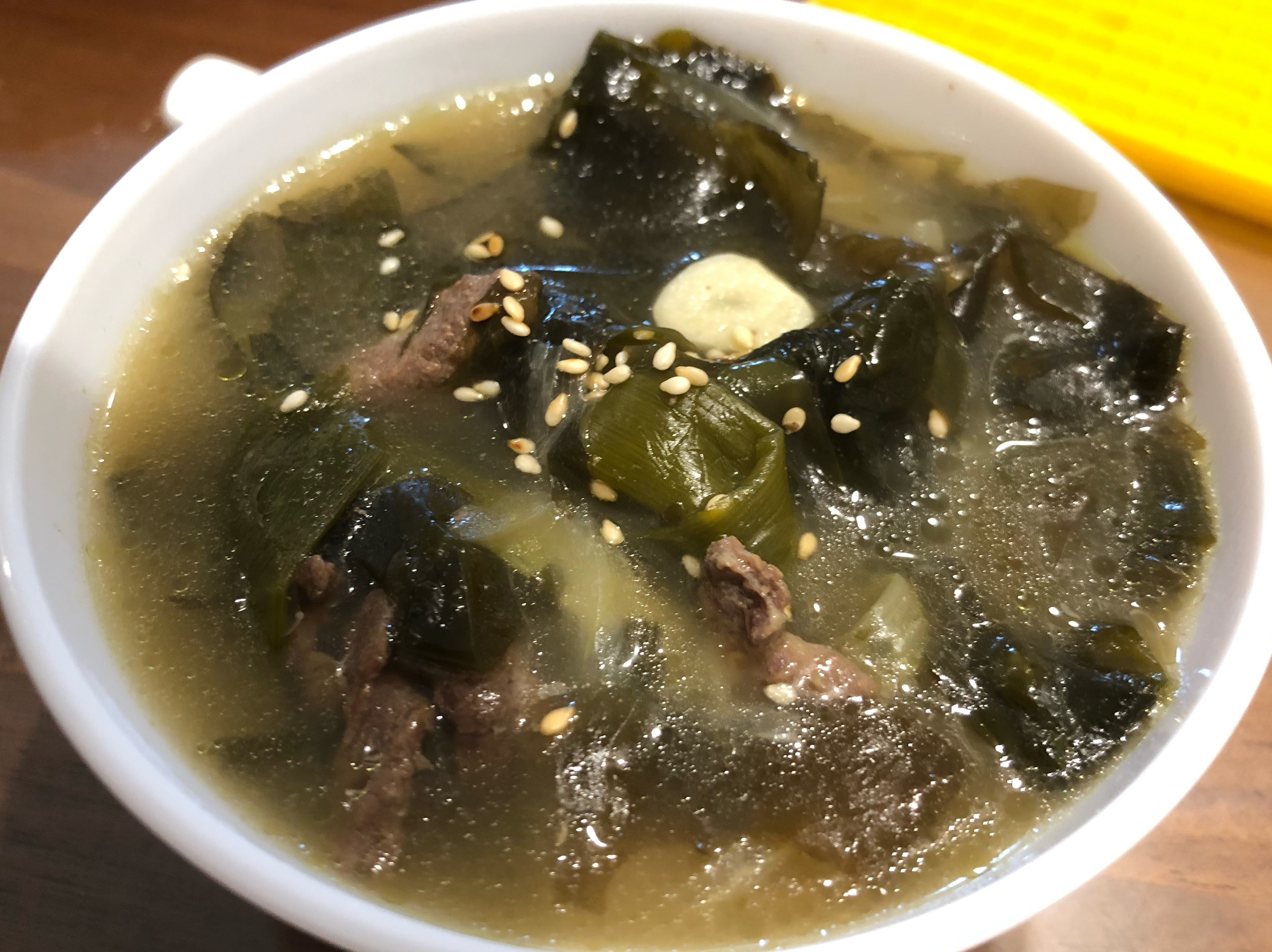 台灣醬油味的韓式海帶湯