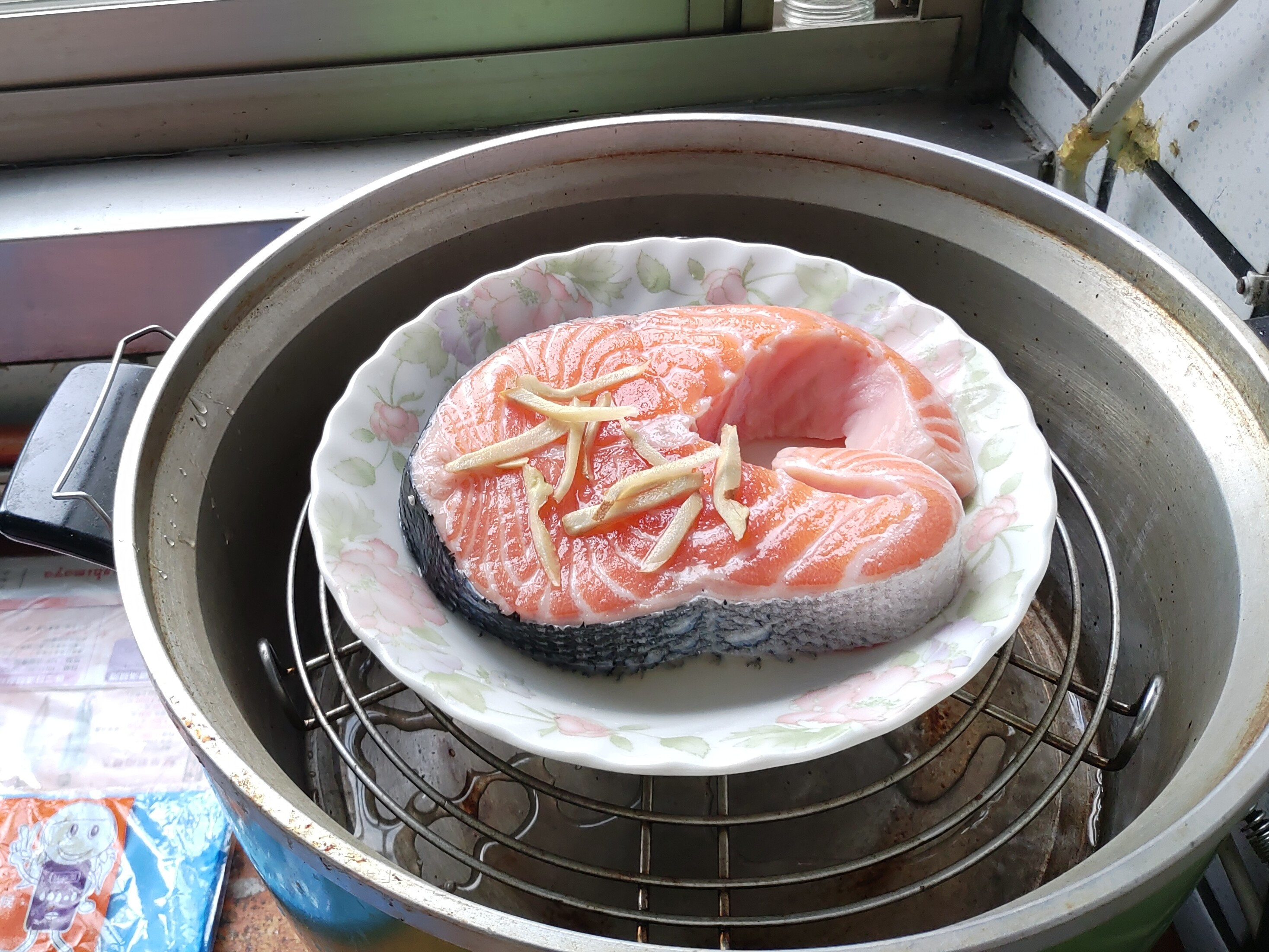 正子清蒸鮭魚