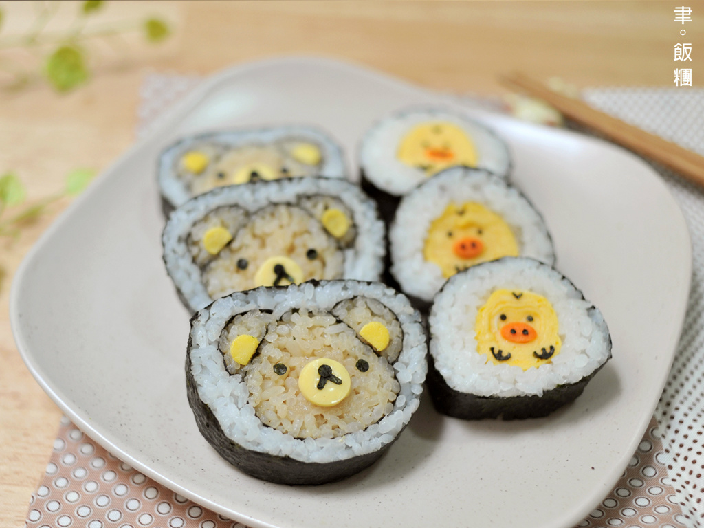 【親子食堂】拉拉熊造型壽司~♪
