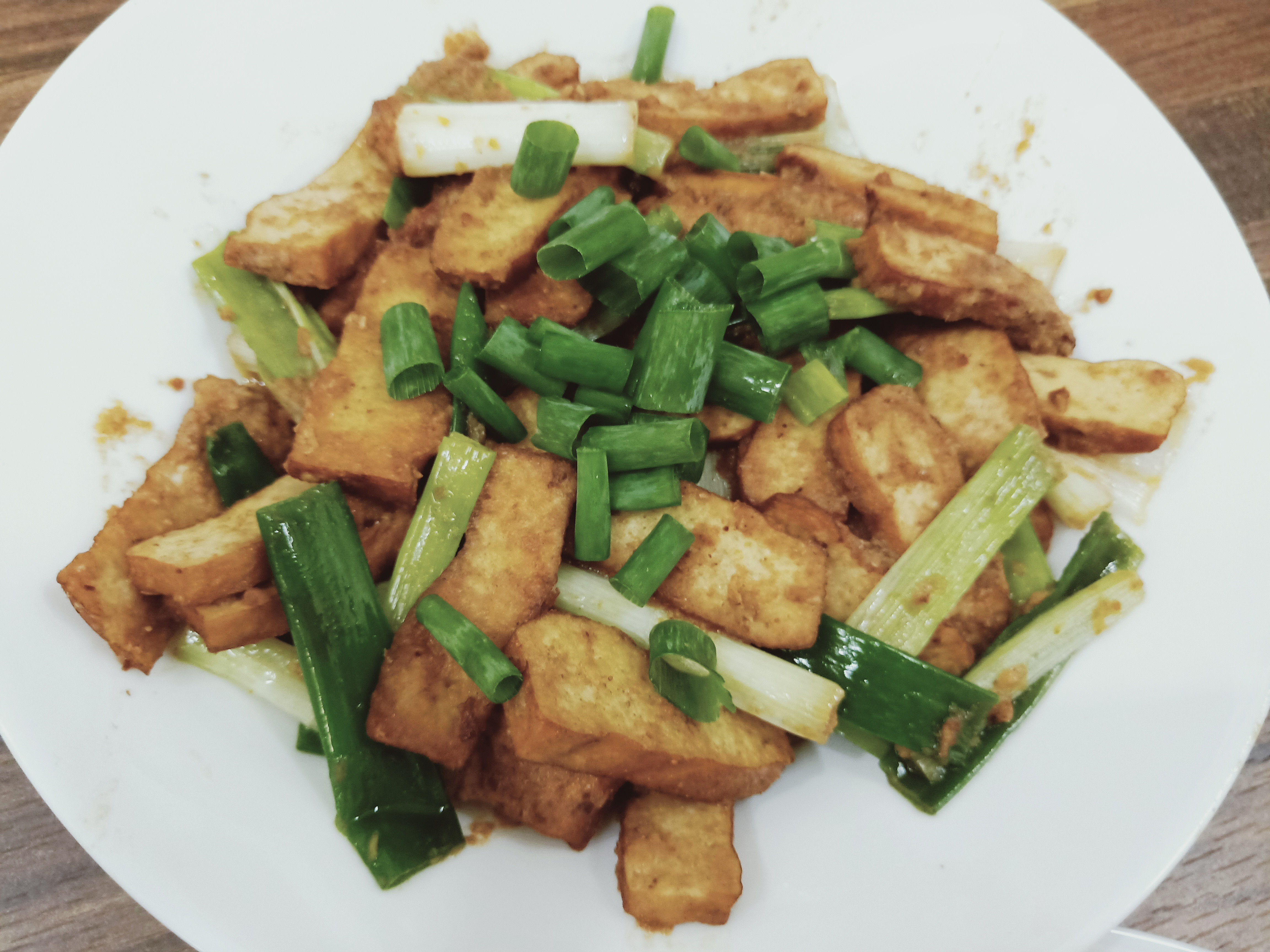 蔥炒素沙茶豆干by 周喵喵紀錄房菜 愛料理
