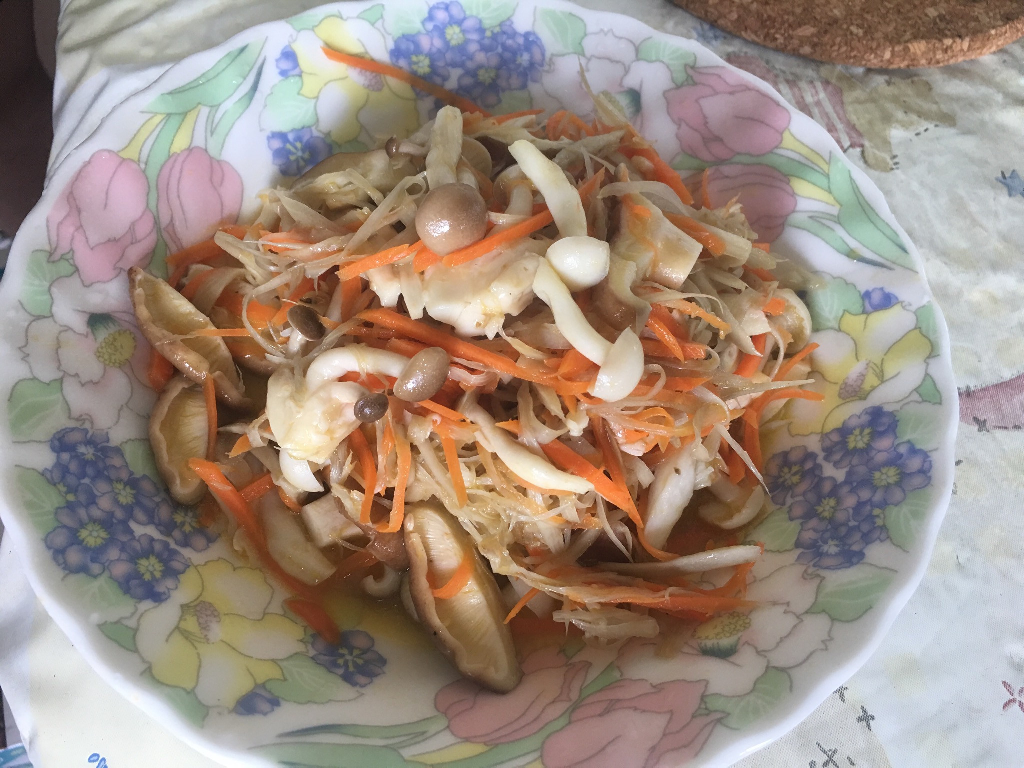 牛蒡蘿蔔絲炒菇菇-好菇道營養料理
