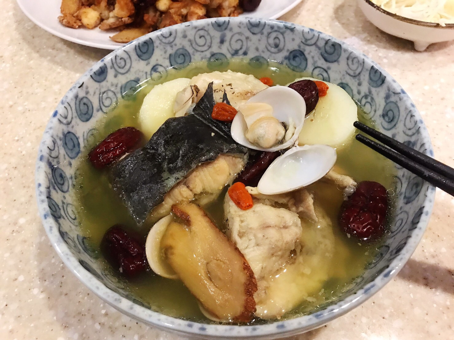 野生鱸鰻三吃（－）～養生湯