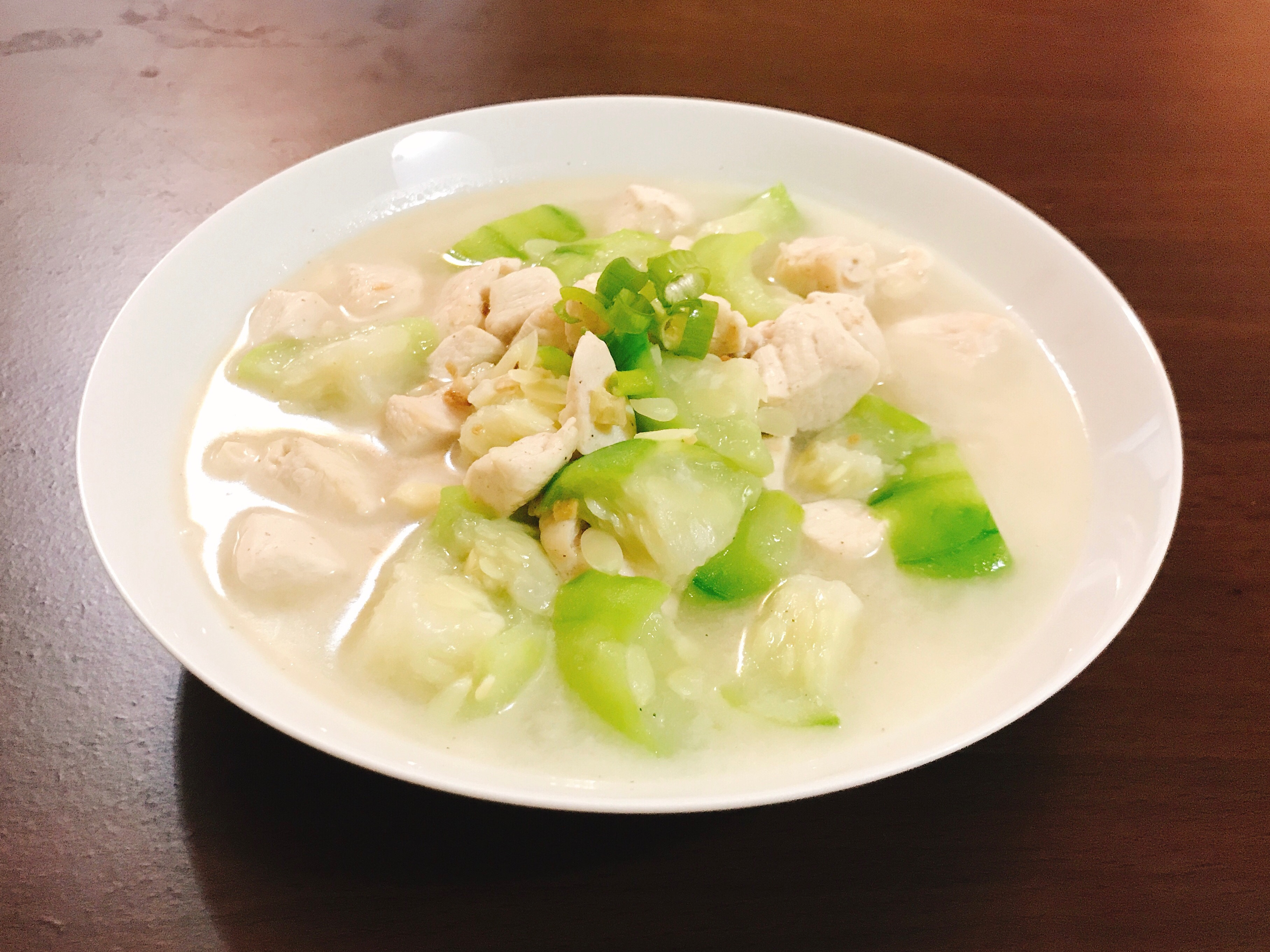 絲瓜燴雞肉（減脂料理）