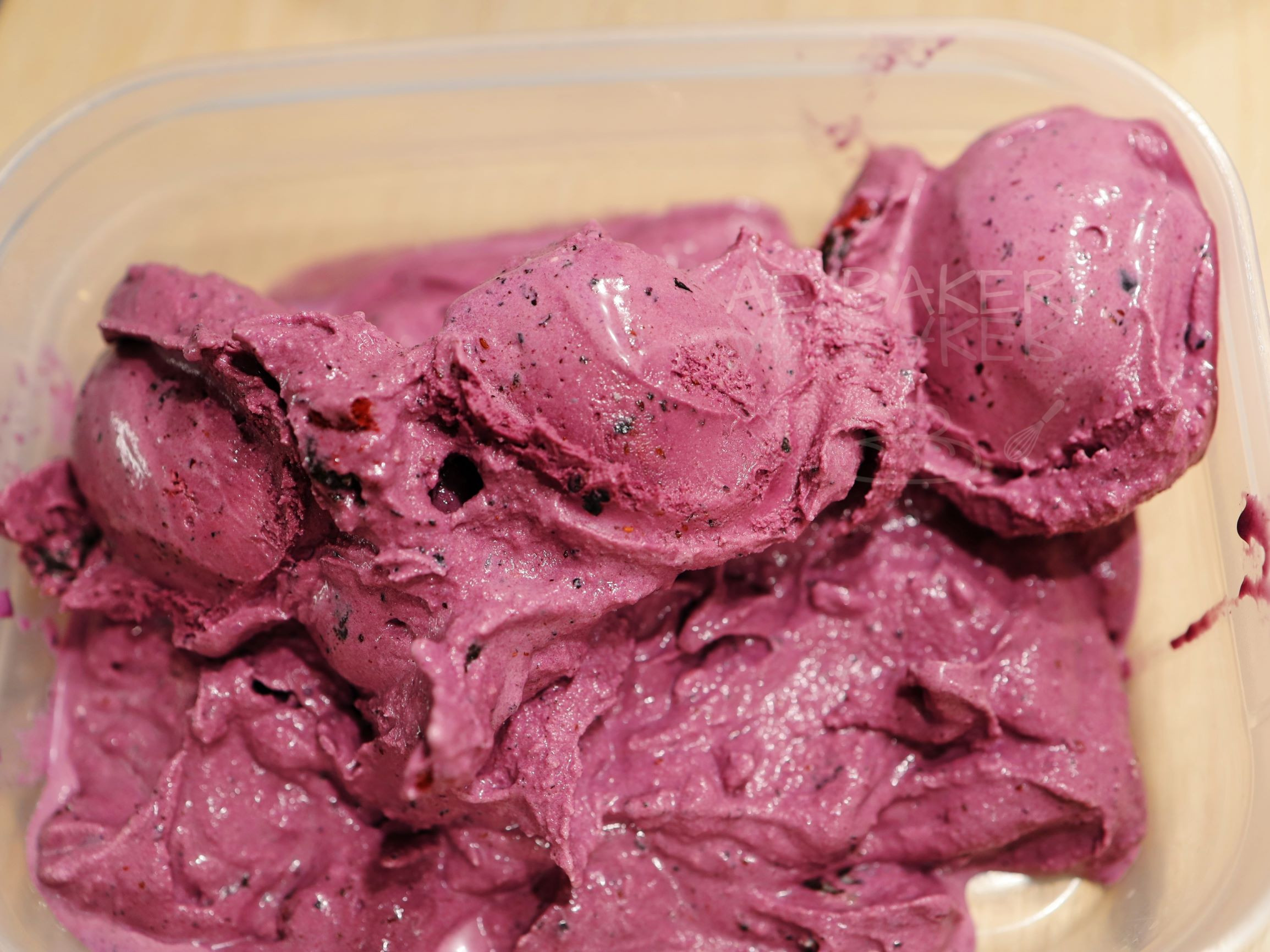 自製藍莓優格義式冰淇淋 by Cara