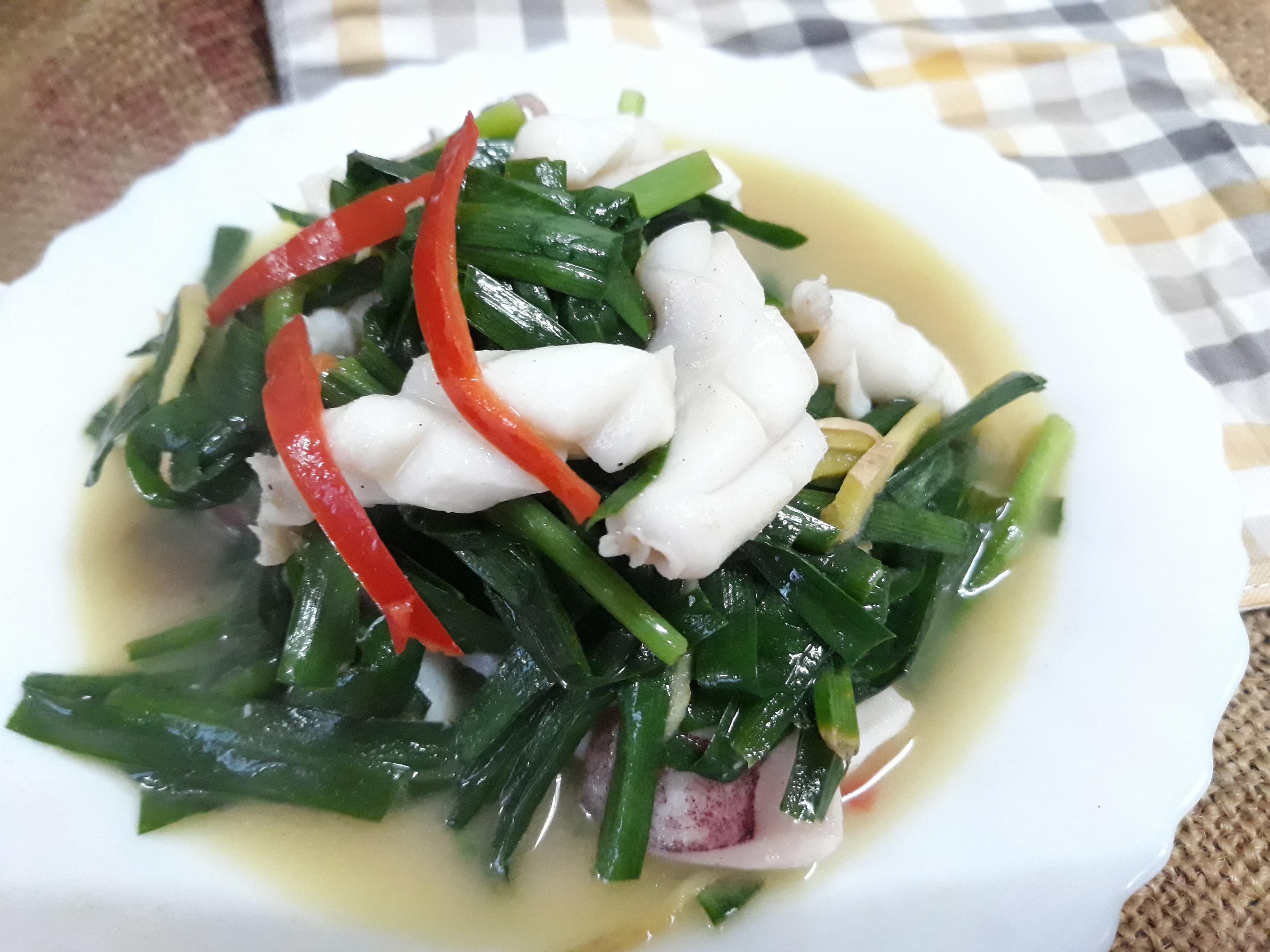 五分鐘熱炒上菜 鮮炒花枝韭菜by Ching 愛料理