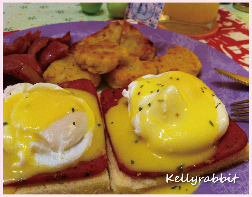 美式早午餐-班尼迪克蛋(Eggs Benedict) 
