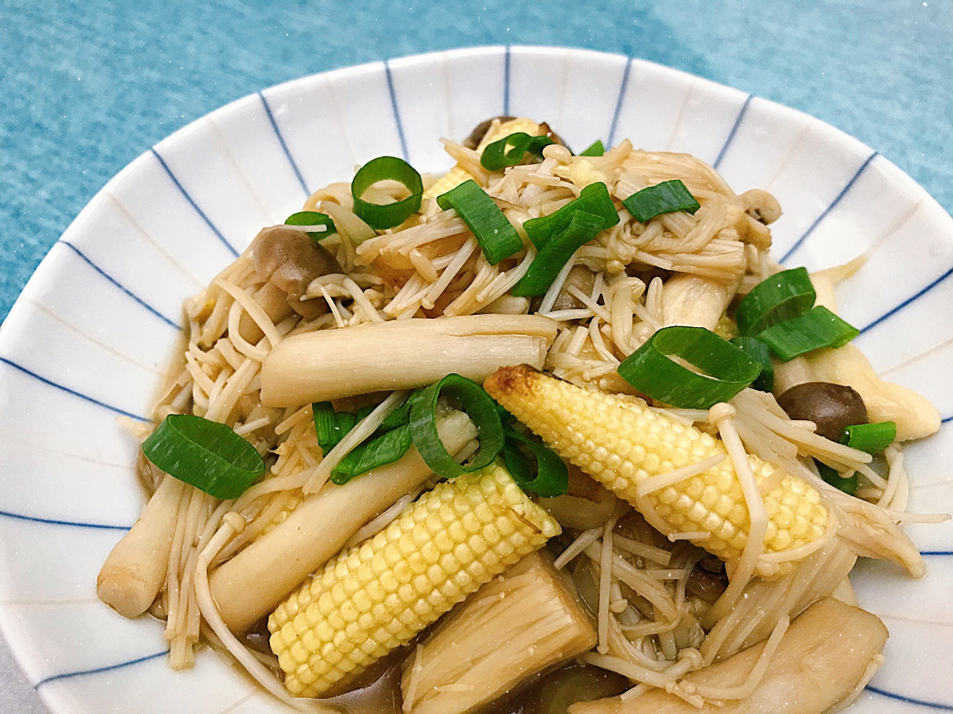 超下飯😋野菇醬燒玉米筍