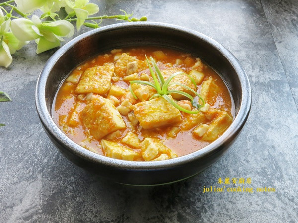 [黃金海鮮豆腐]家常菜 簡單料理