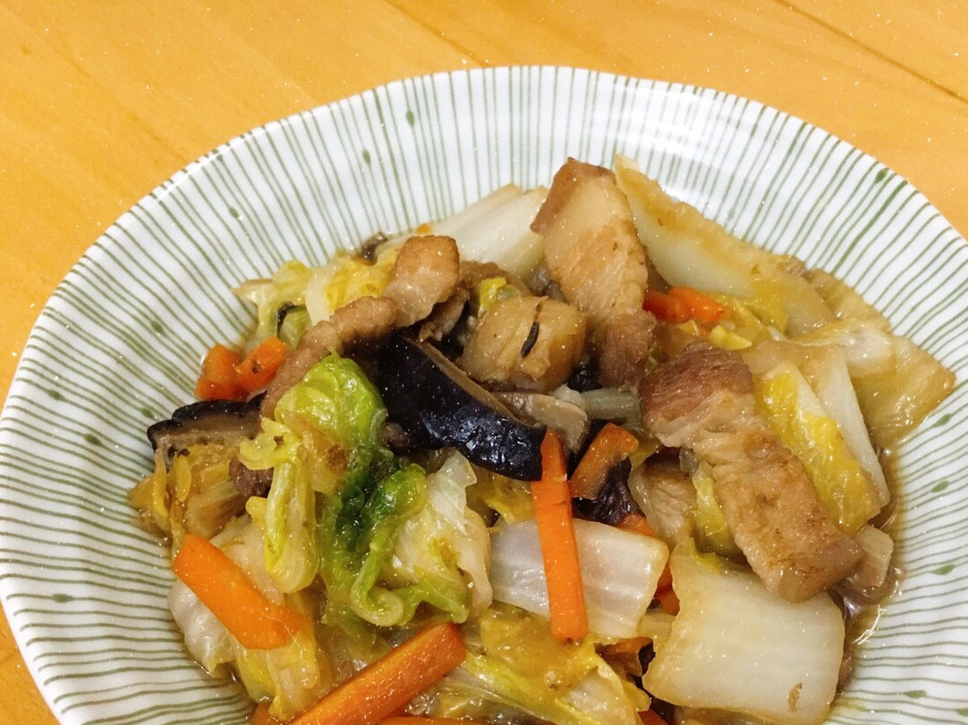 超下飯😋豬肉絲香菇白菜滷