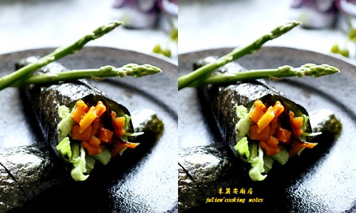 南瓜手卷 簡單蔬食料理