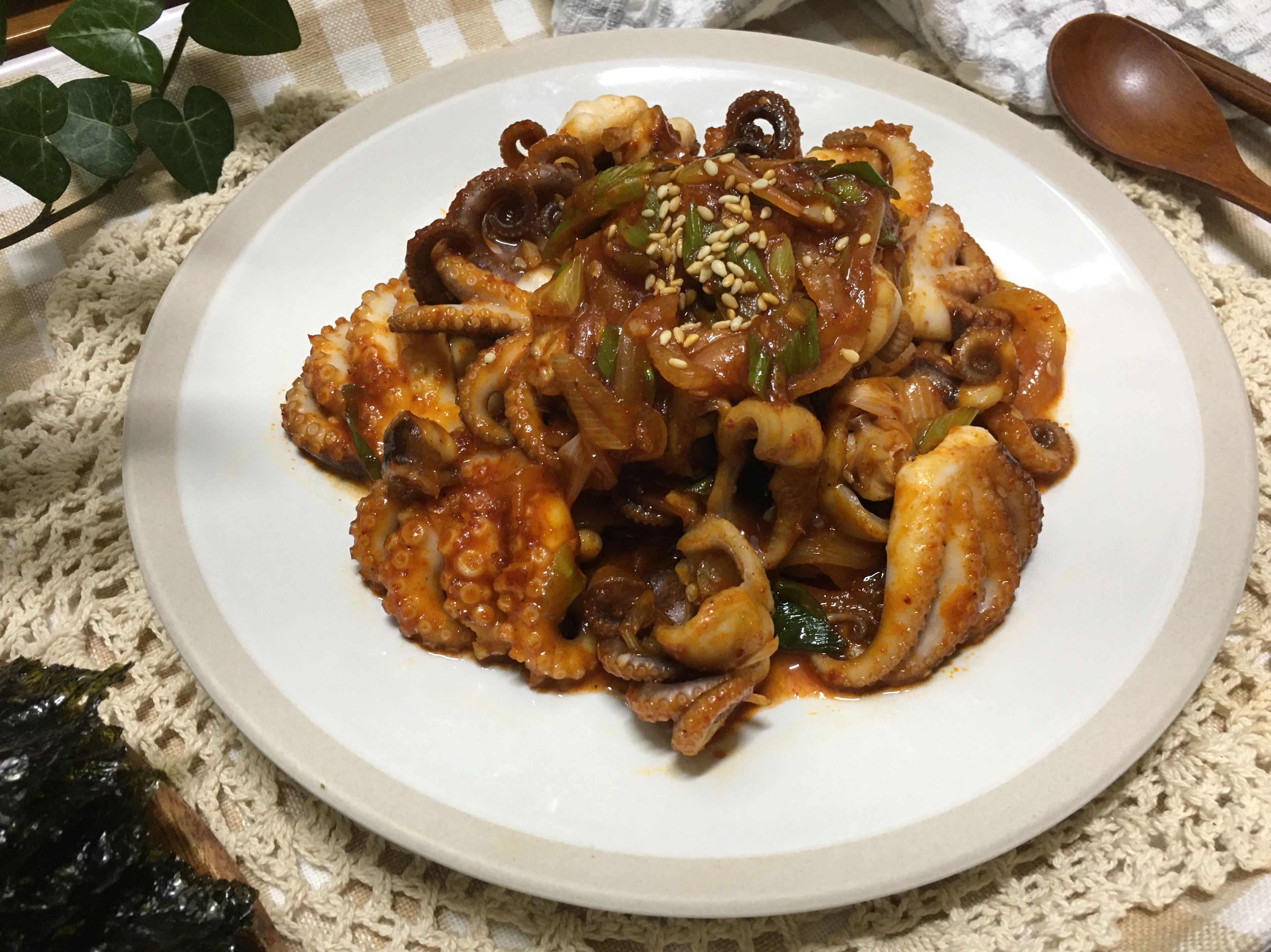 韓式辣炒小章魚