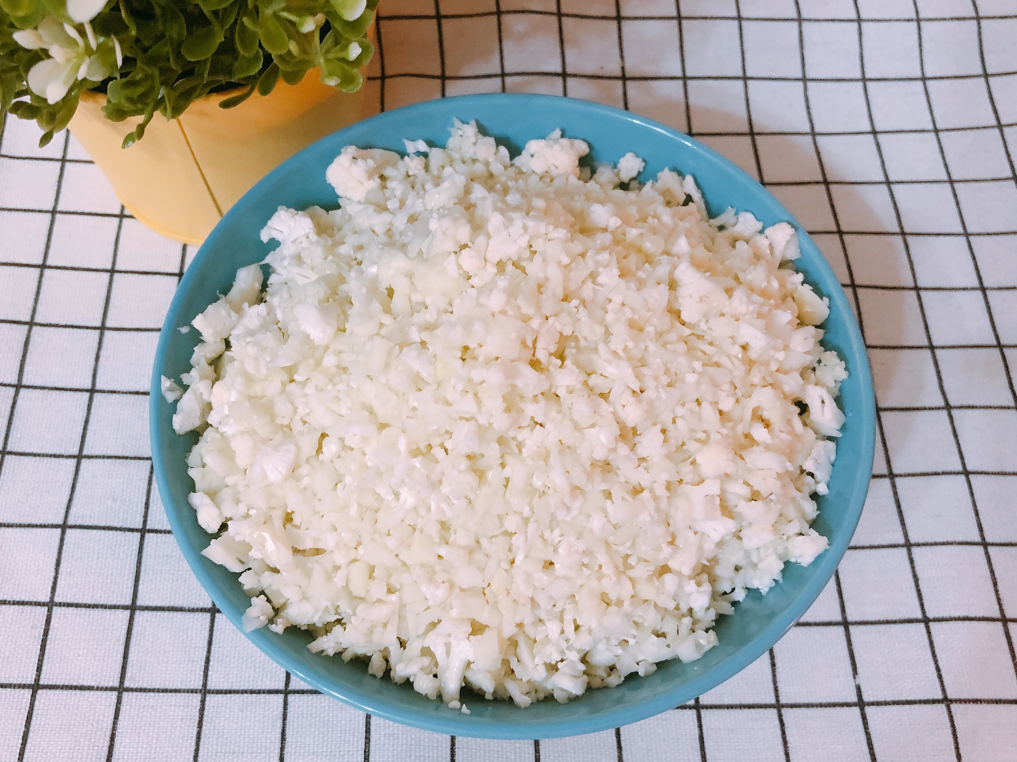 減糖料理-白花菜米的製作