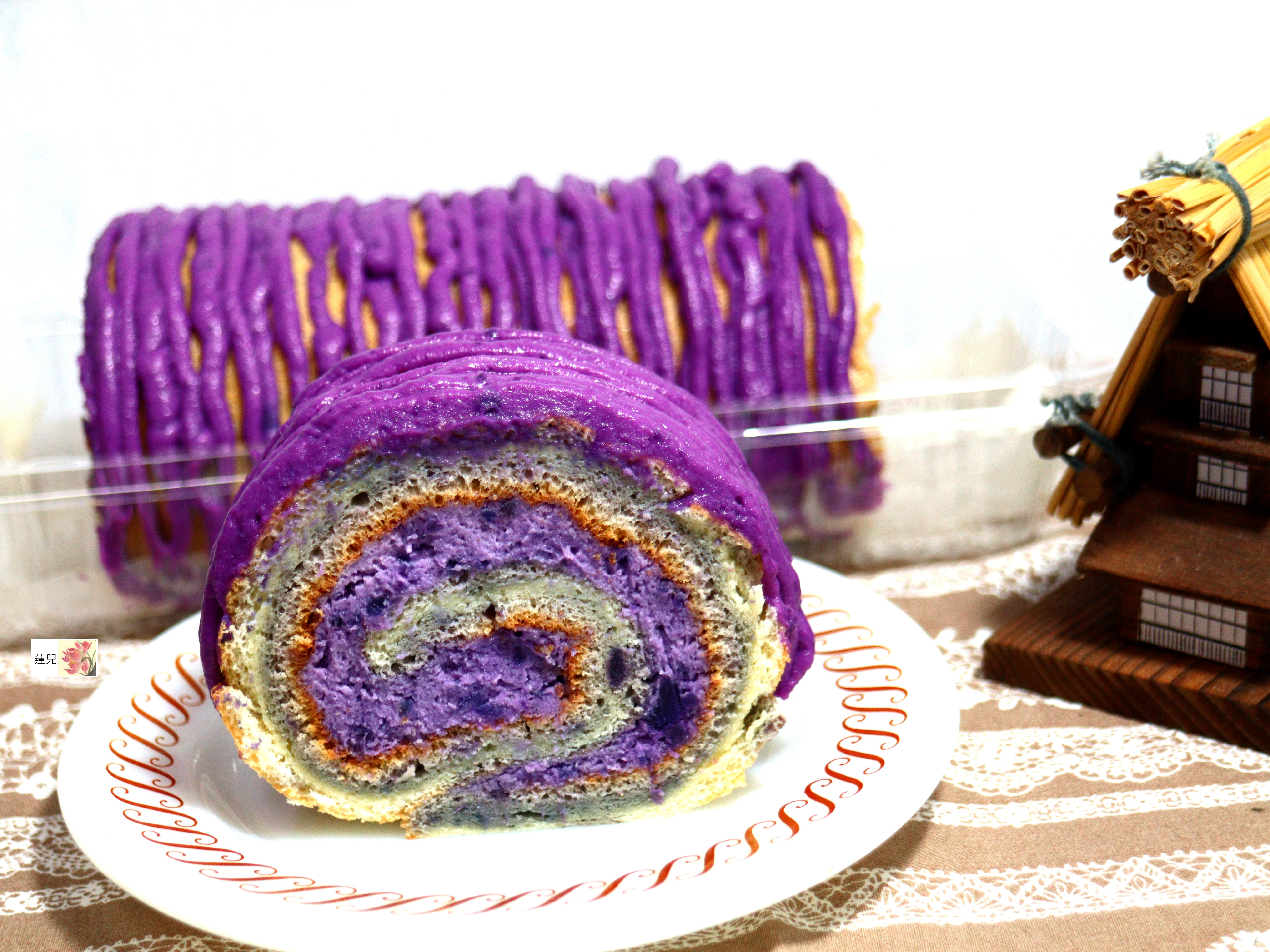 紫薯蒙布朗母親節蛋糕卷