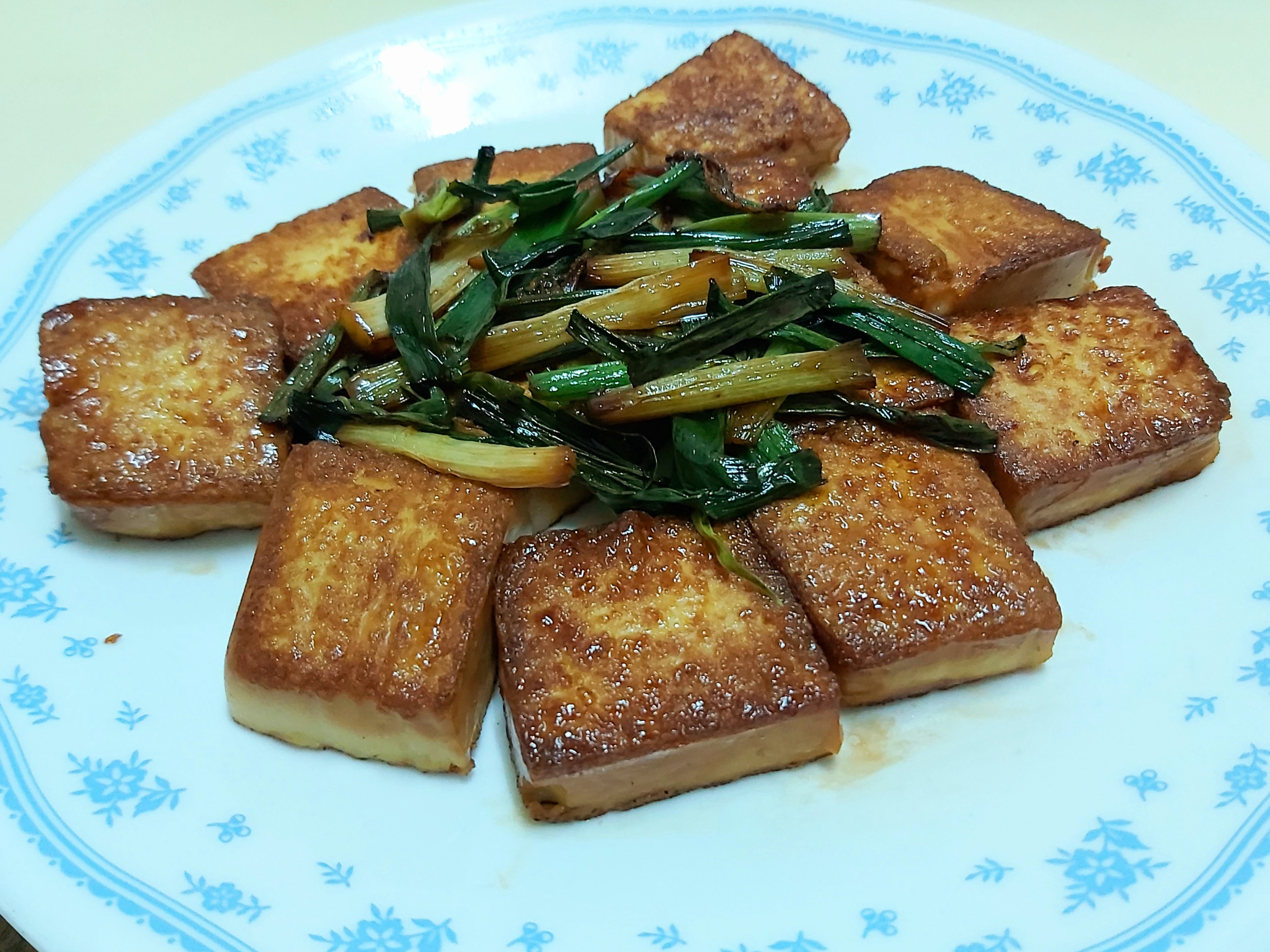 👩‍🍳快速簡單料理  蔥燒豆腐