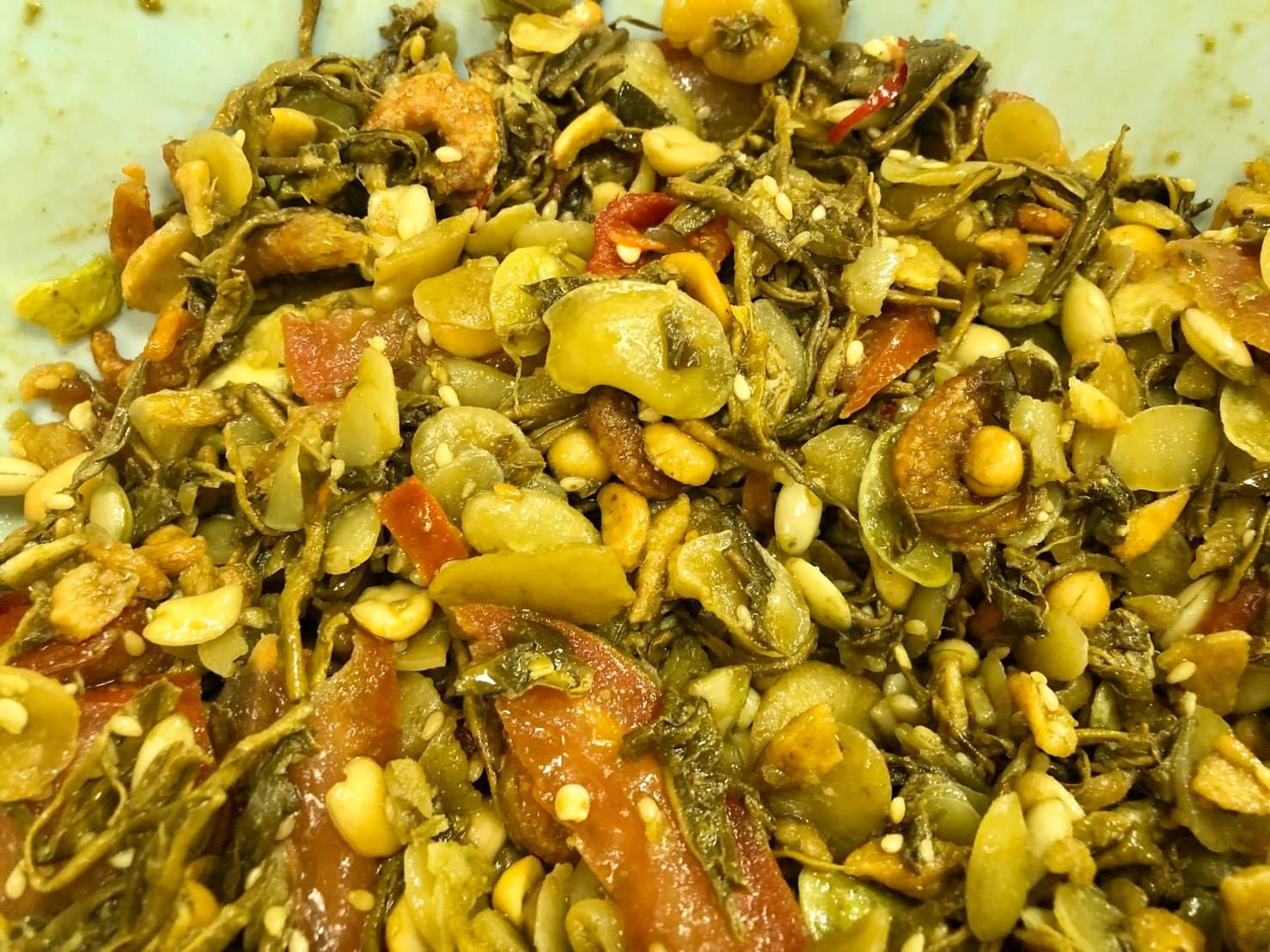 中緬合一開胃菜—茶葉豆