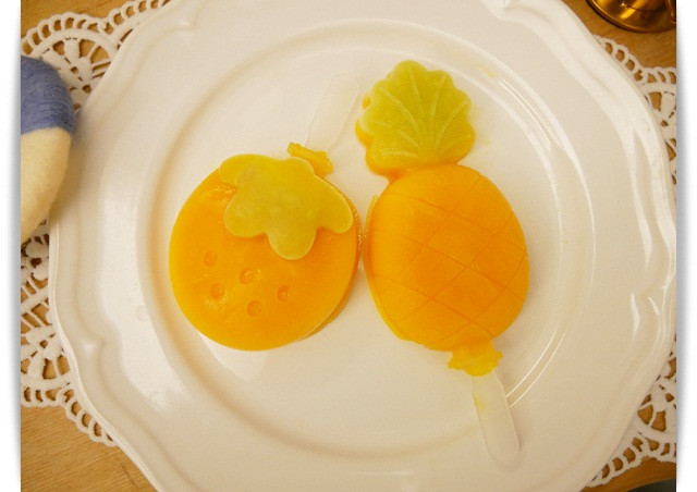 零技巧「芒果冰棒」滿滿的天然新鮮風味。
