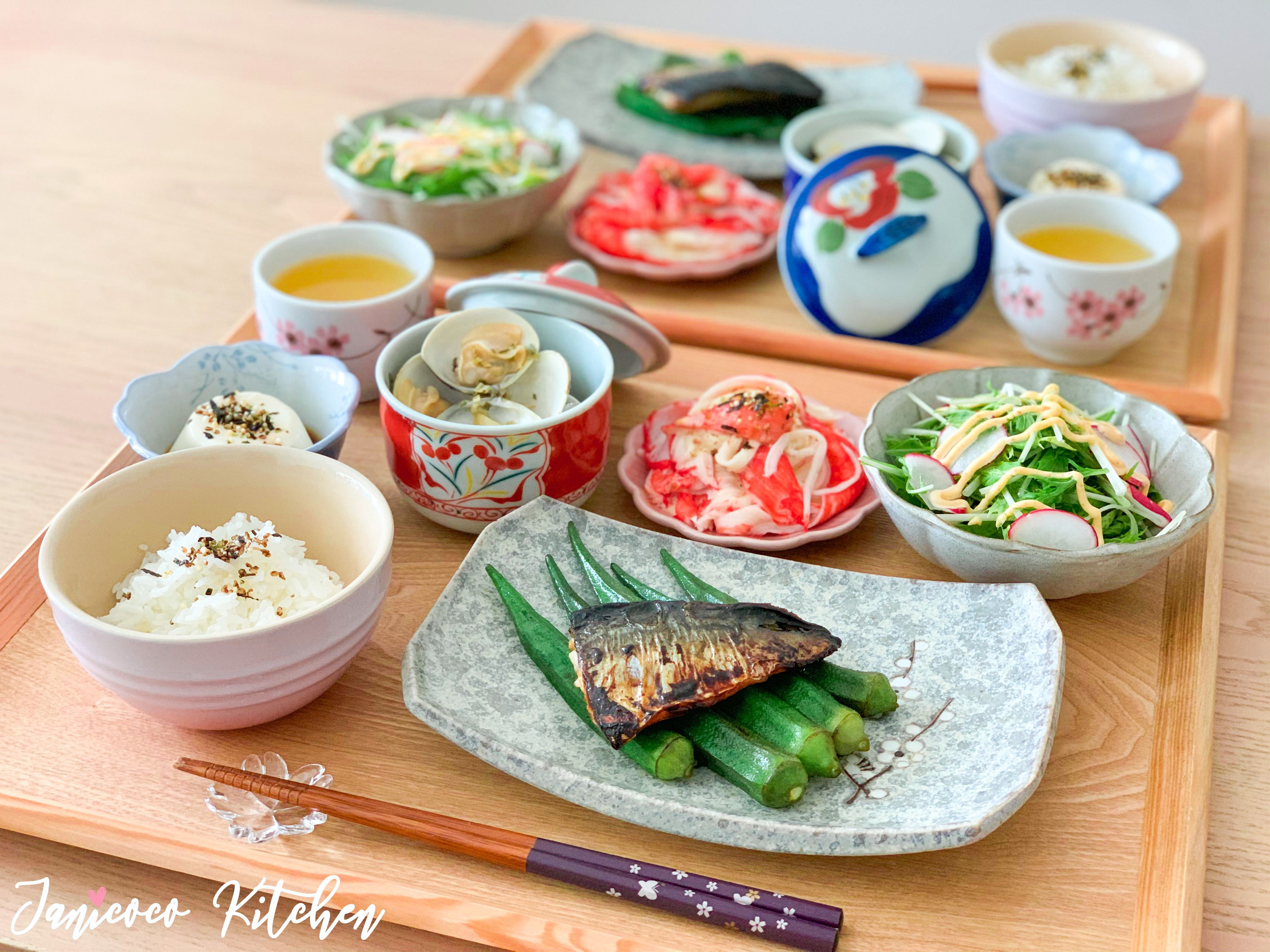 日式定食🍱照燒鯖魚清酒煮蜆定食