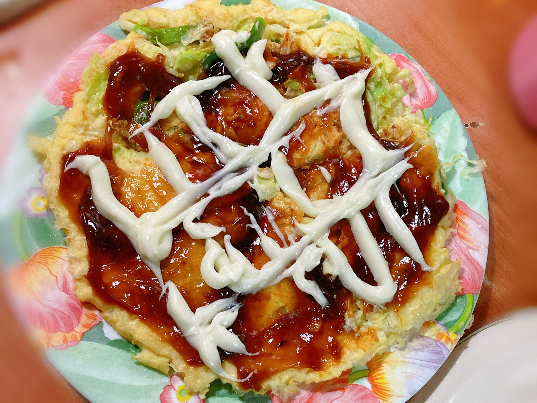 簡易版大阪燒/高麗菜餅