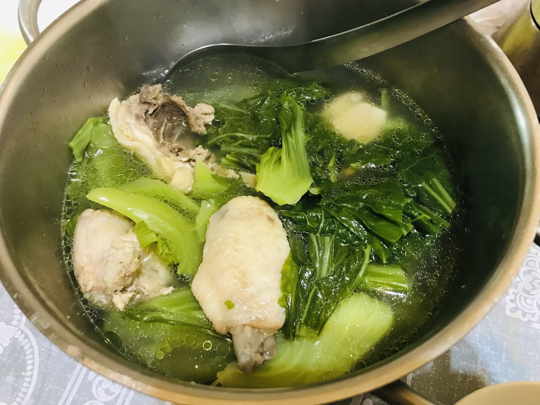 刈菜雞湯