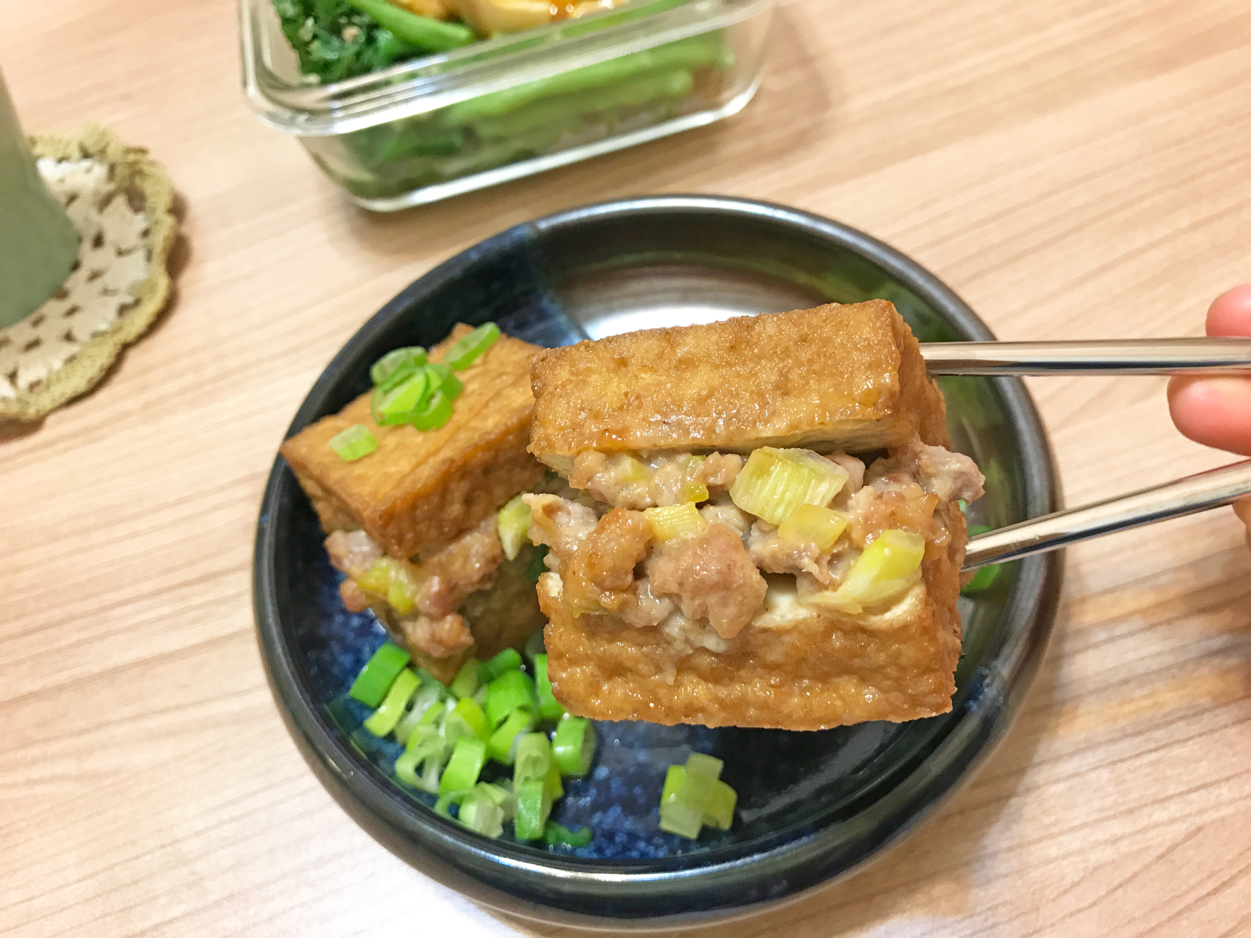 🏮味噌豬肉油豆腐（下酒菜&耐蒸便當菜）