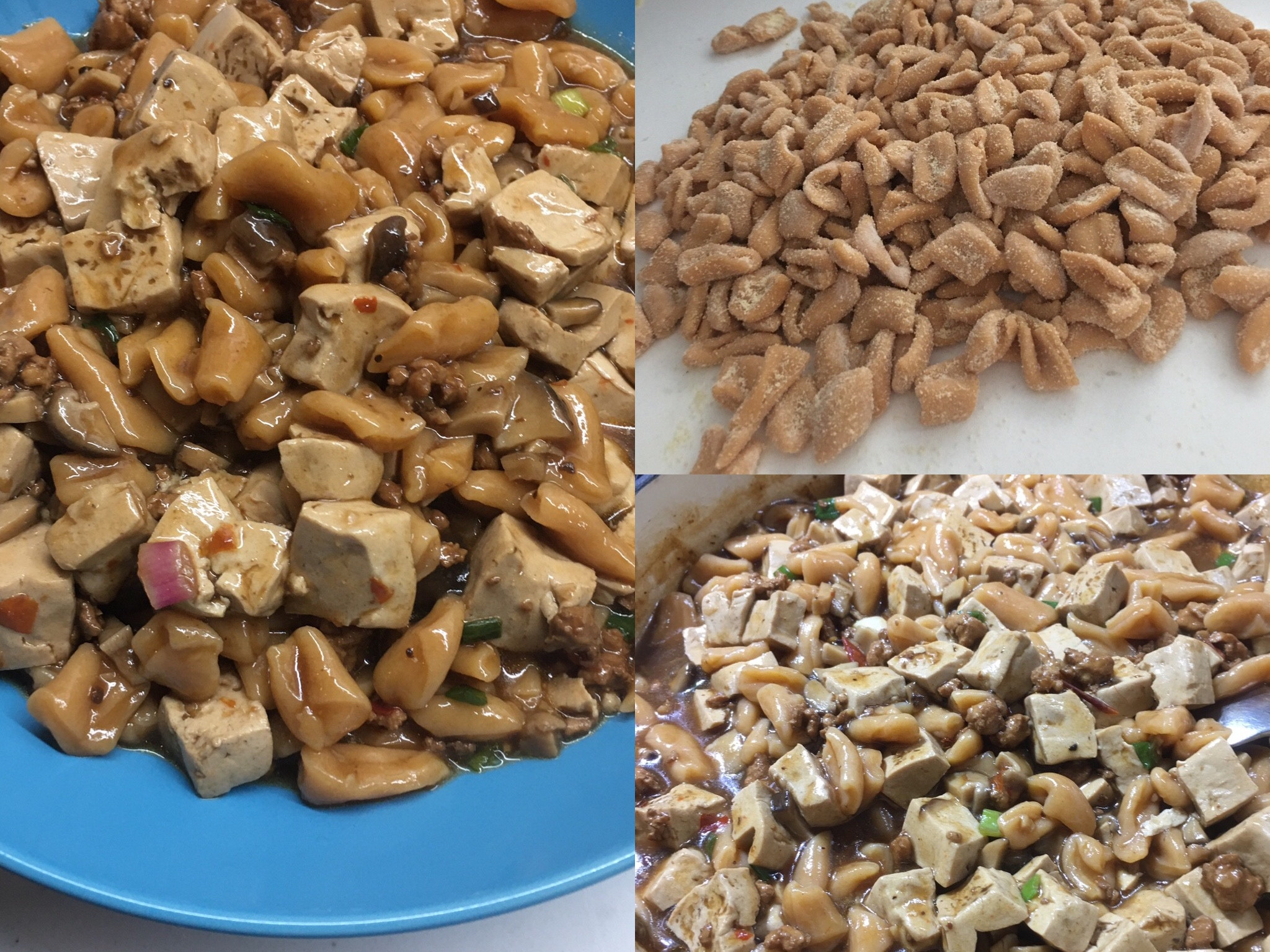 麻婆豆腐燴貓耳朵麵