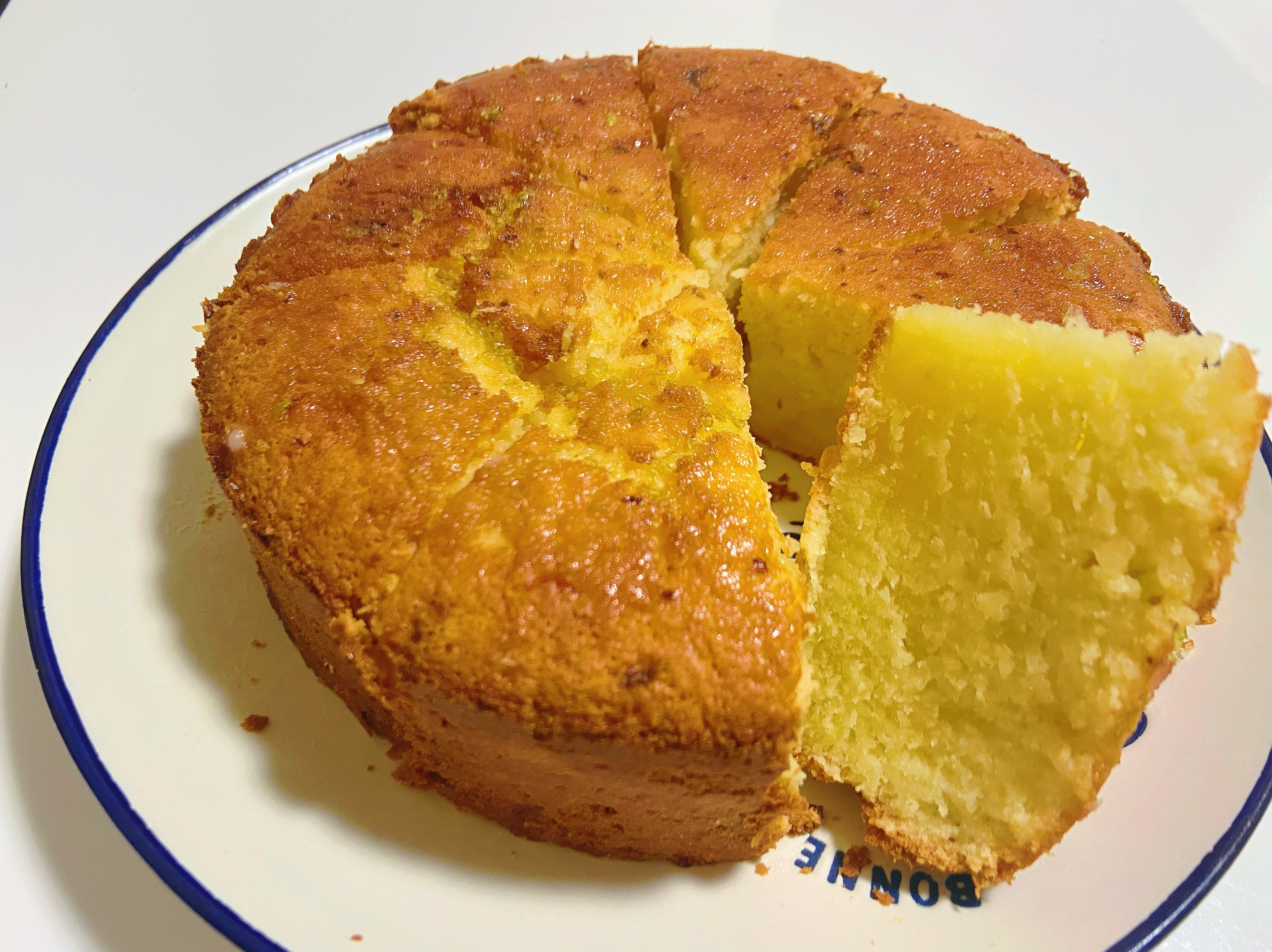 檸檬優格磅蛋糕-六吋圓模 (減油減糖)