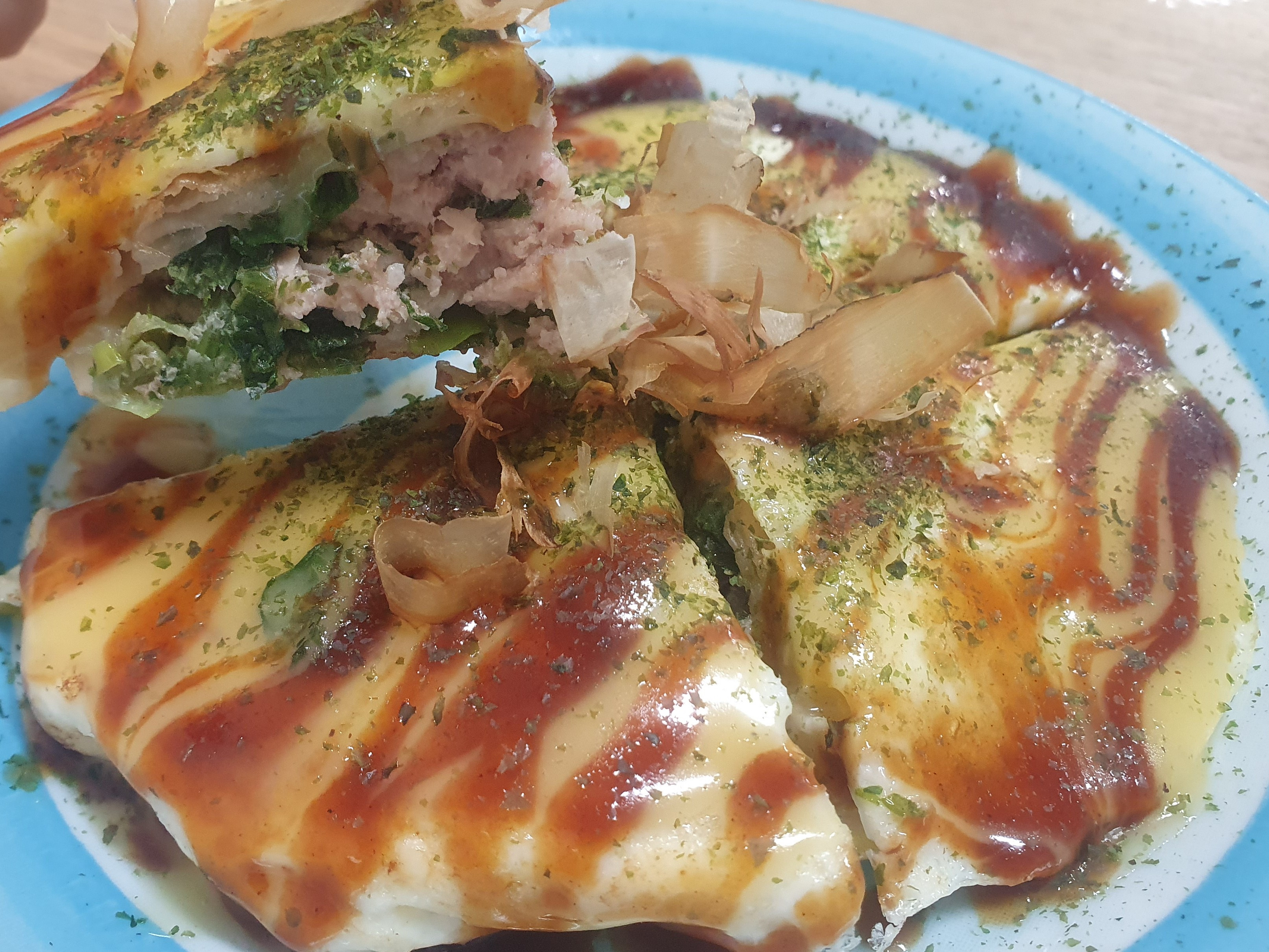 大阪燒風蔥油餅