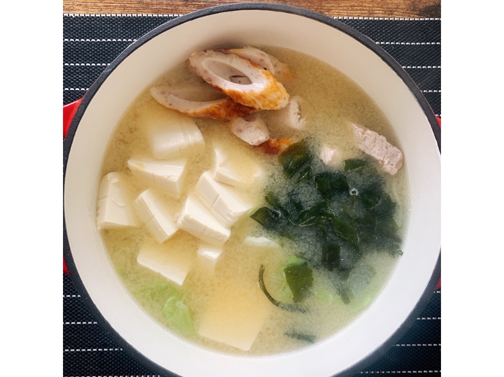 日式味噌豆腐海帶芽湯