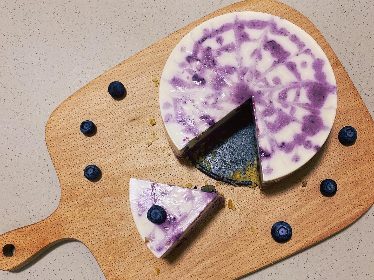 藍莓乳酪蛋糕 免烤