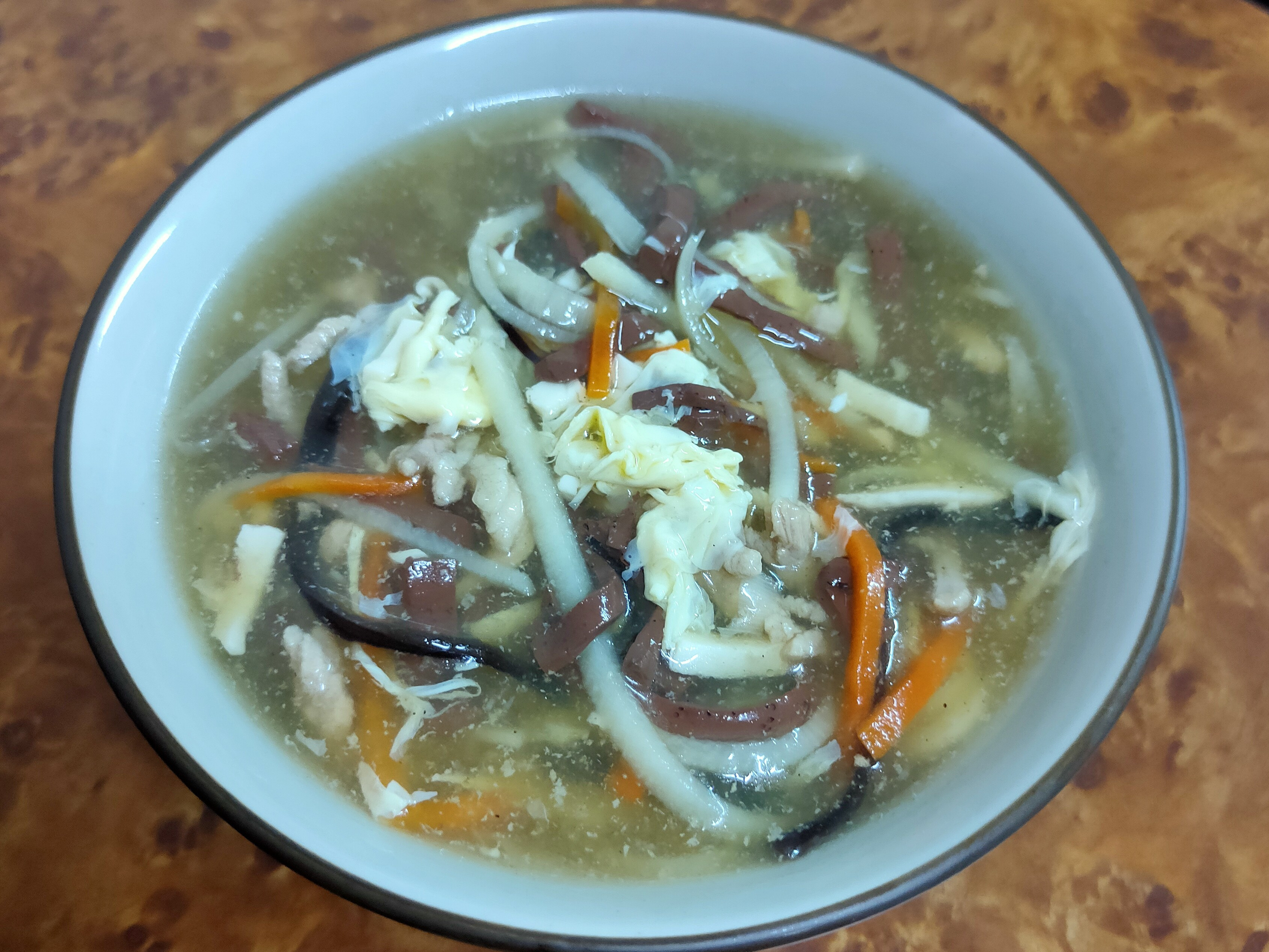 竹筍料理-酸辣湯