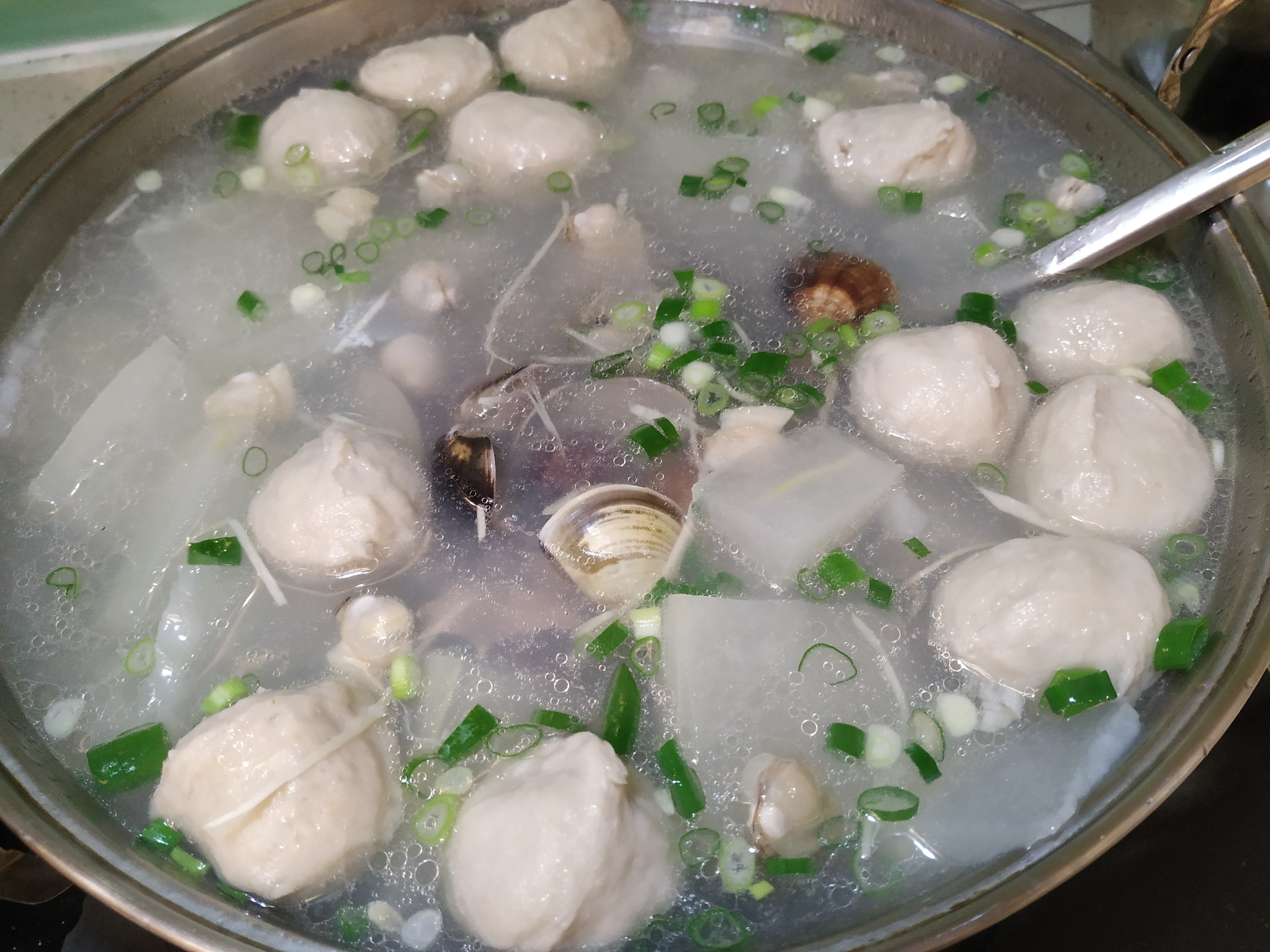冬瓜蛤蜊魚丸湯