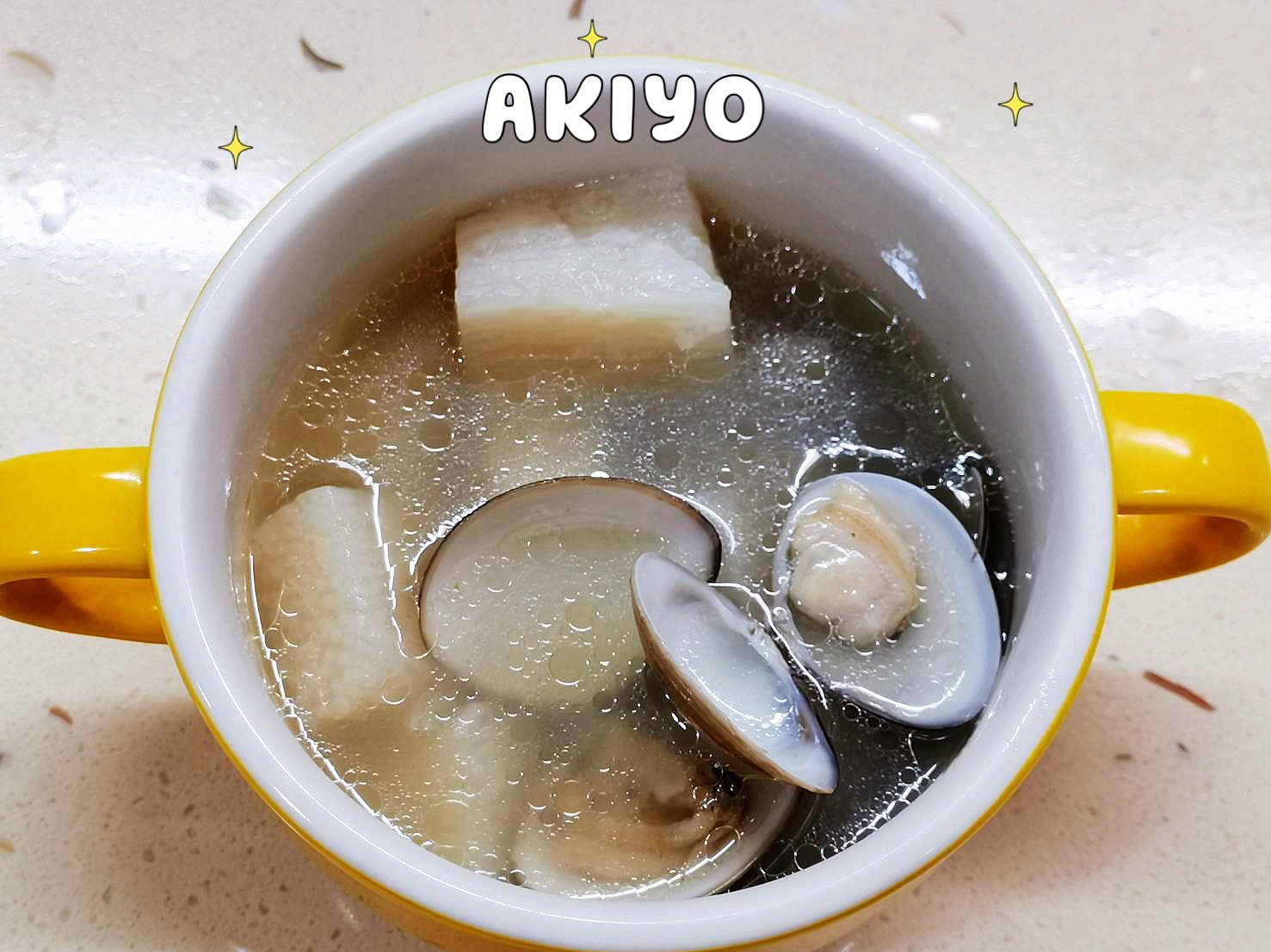 山藥排骨蛤蜊湯 （萬用鍋版）