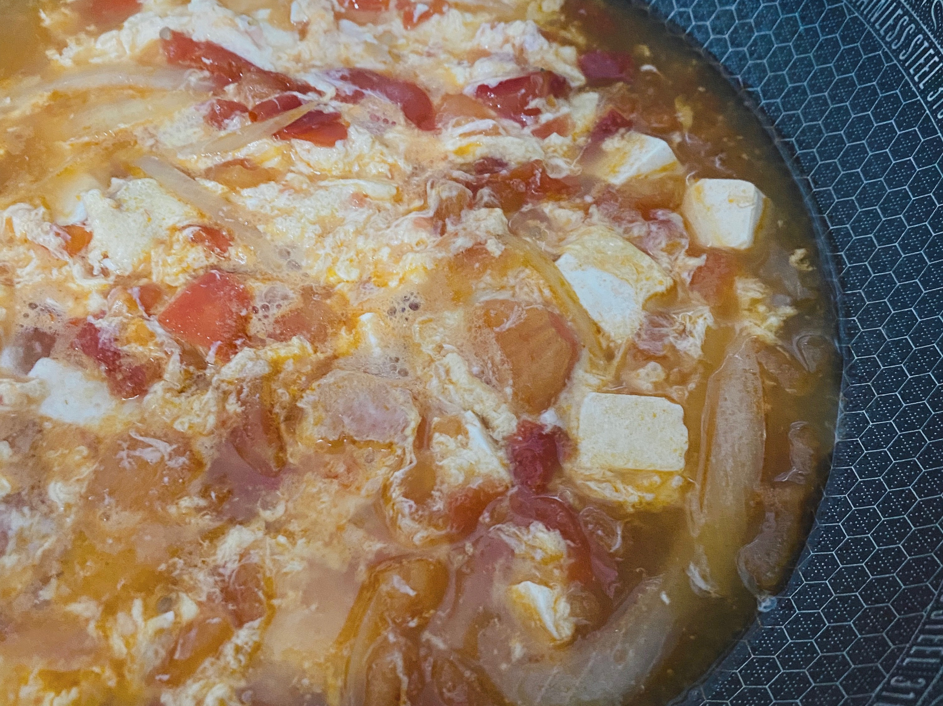 |鍋邊素必備|番茄豆腐湯🍅