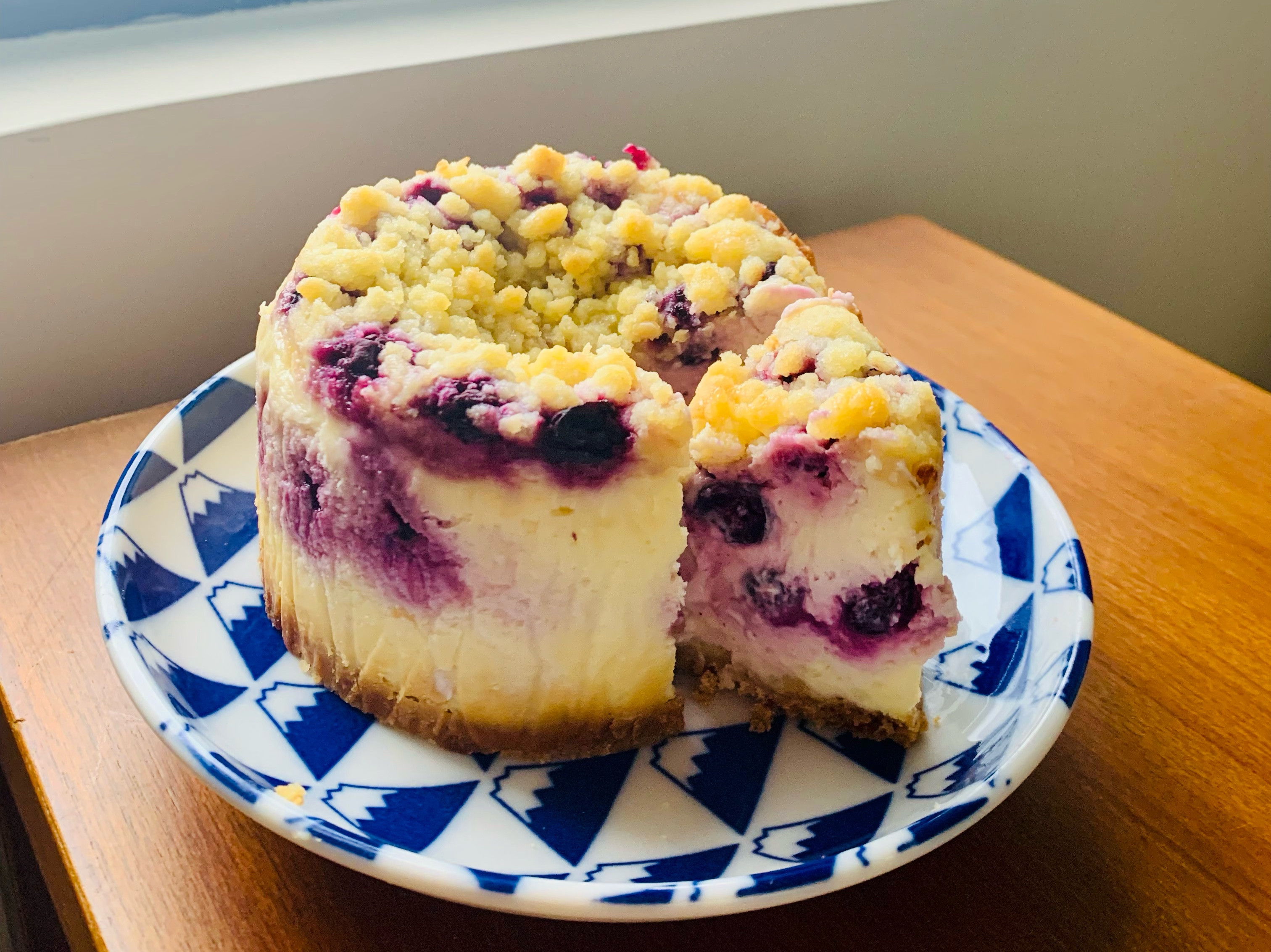 酥皮藍莓起司蛋糕