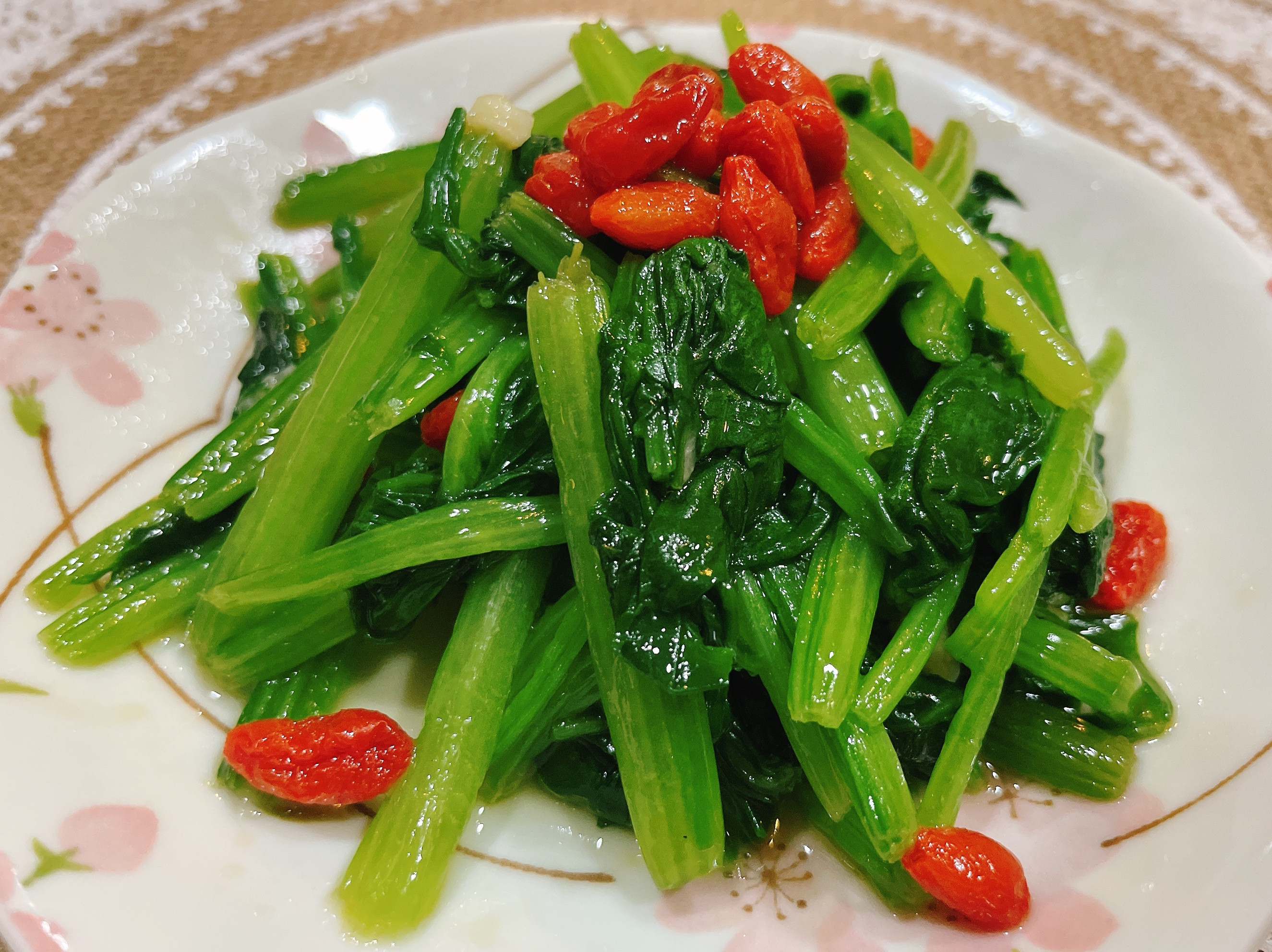 麻油枸杞菠菜