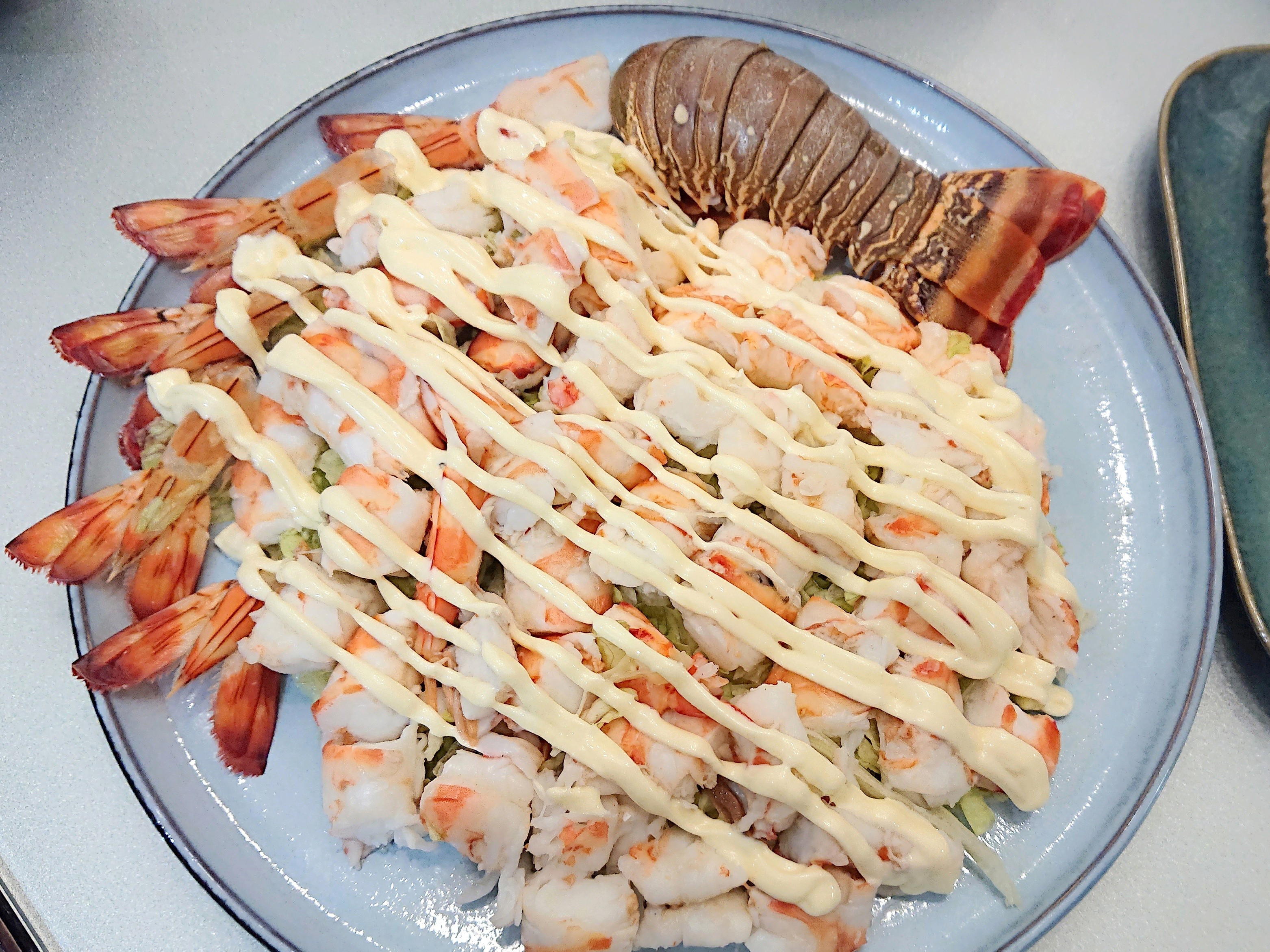 龍蝦明蝦沙拉🦐三吃 