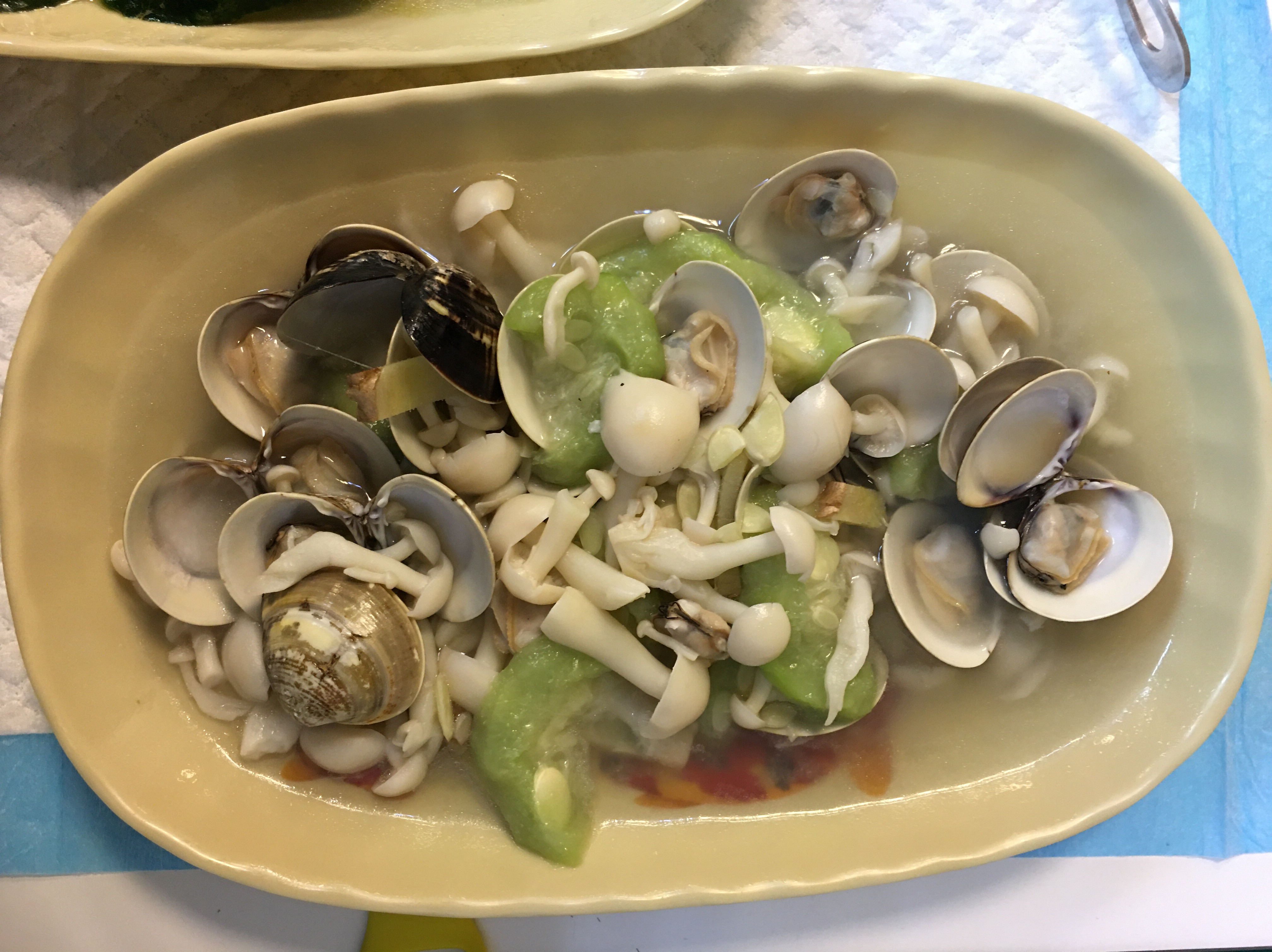 絲瓜蛤蜊菇菇