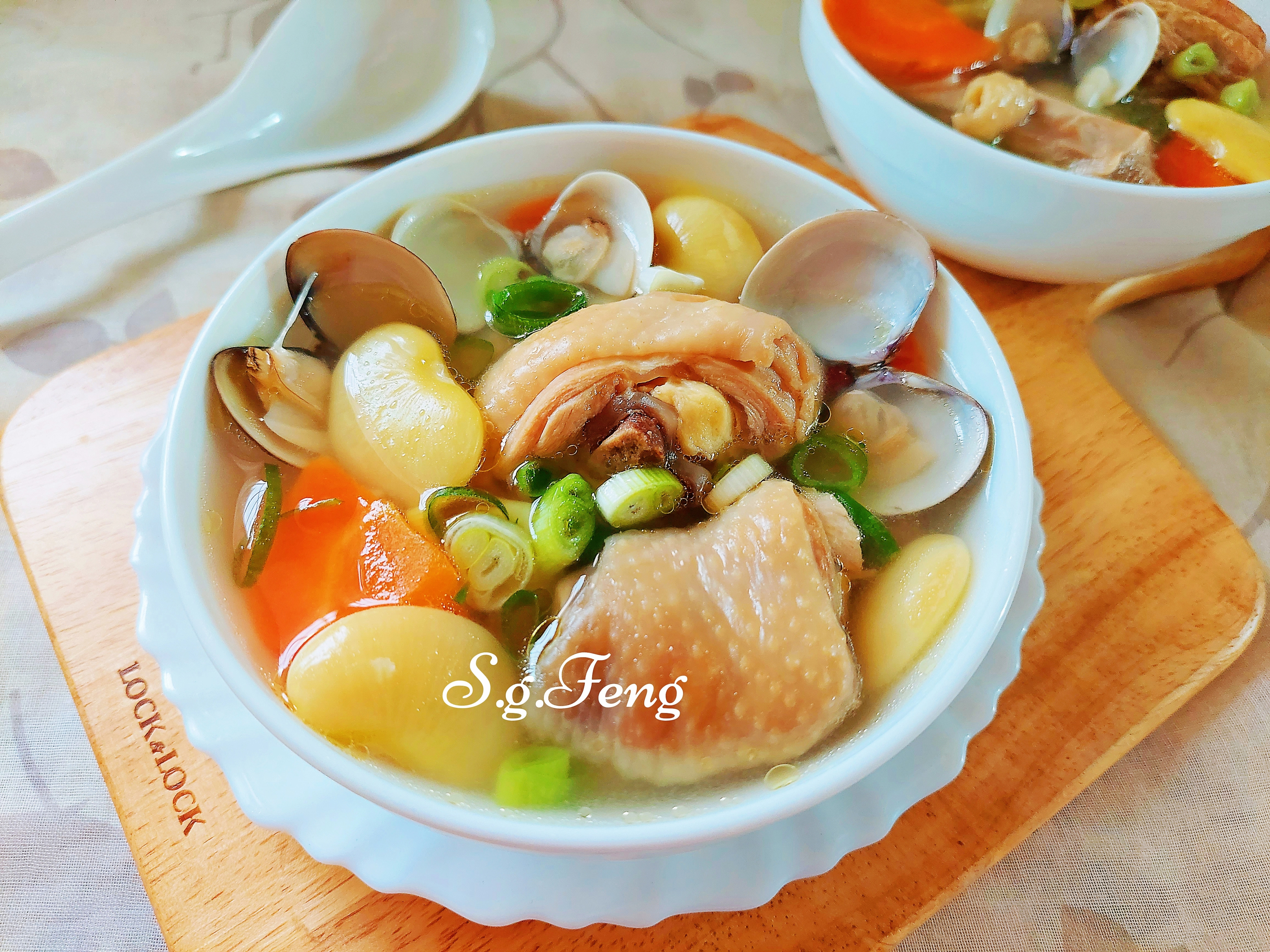 皇帝豆蛤蜊雞湯