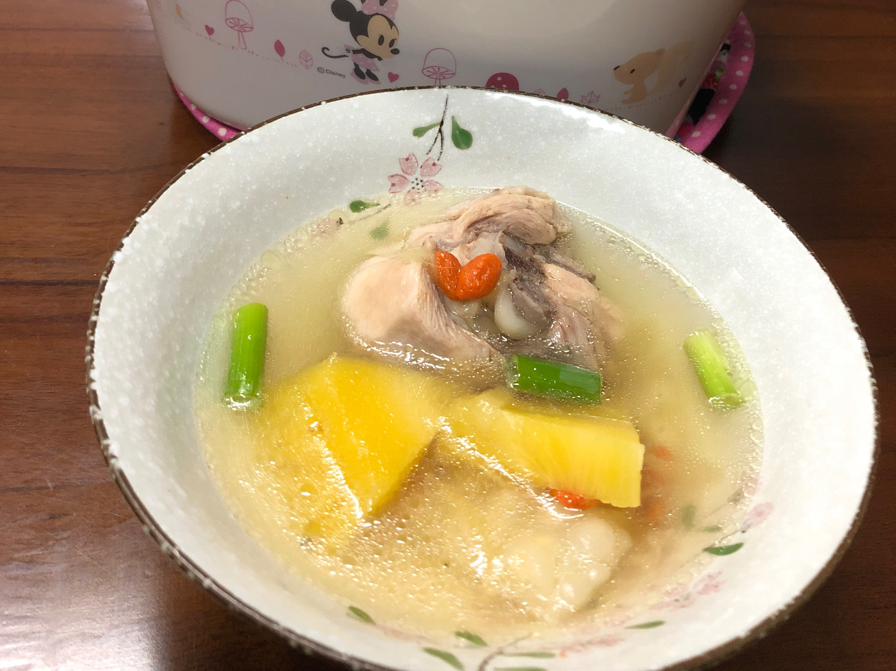 鳳梨苦瓜雞湯-電鍋料理