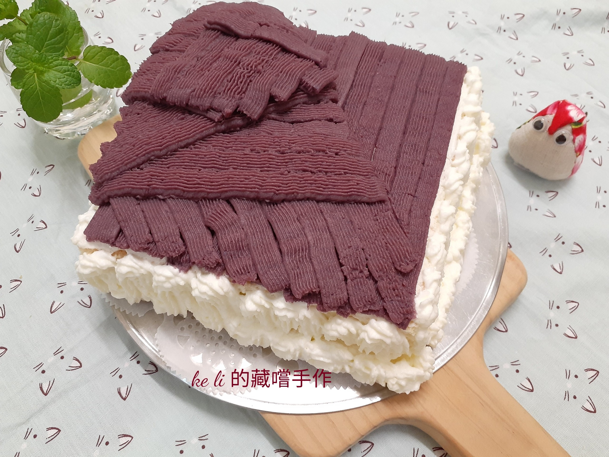 【戀家‧生活宅記】Homemade Heaven: 紫薯蛋糕 Sweet Purple Potato Cake (附食譜)