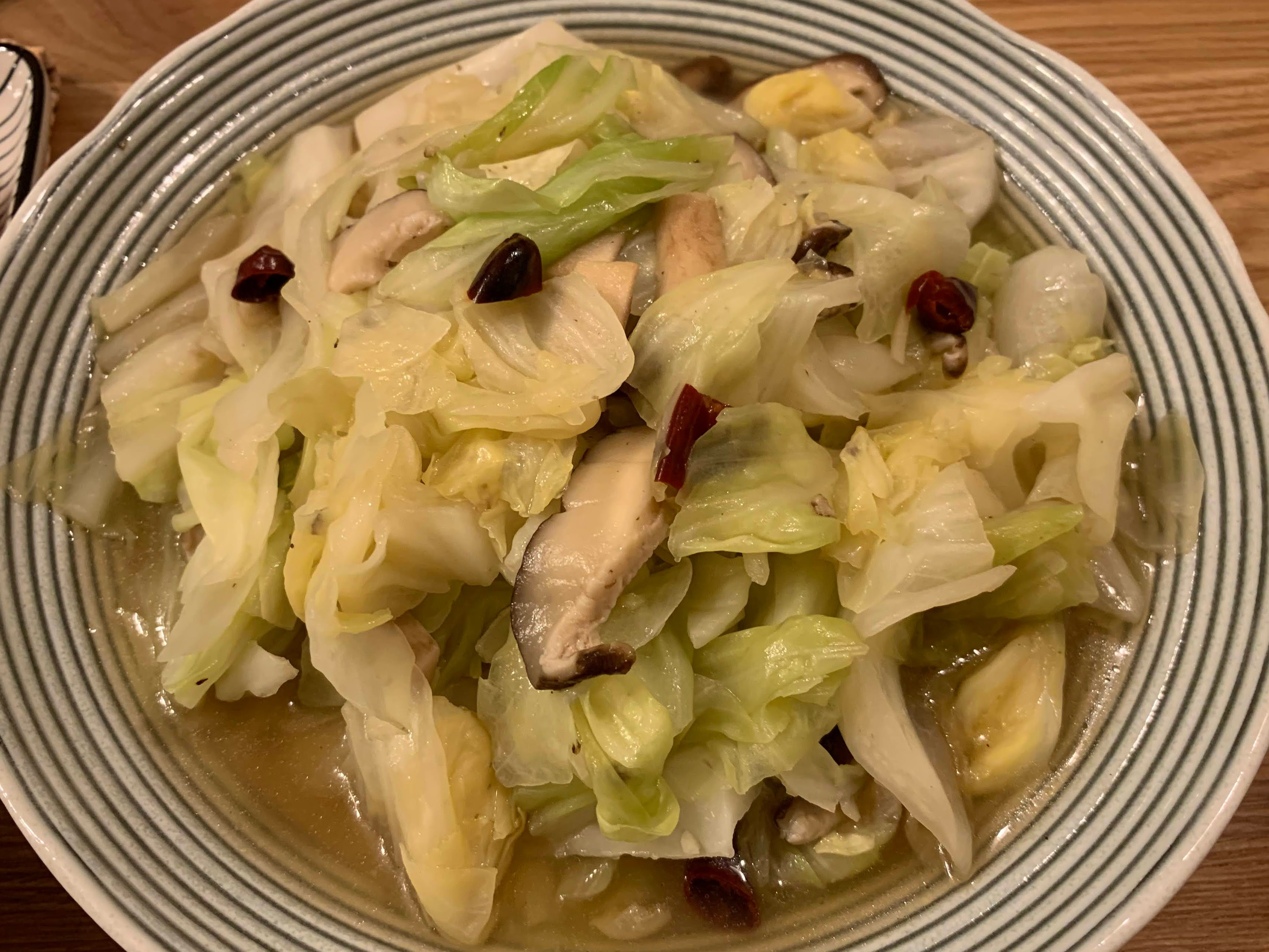 香菇炒高麗菜 微辣版 By 花梨木的餐桌風景 愛料理