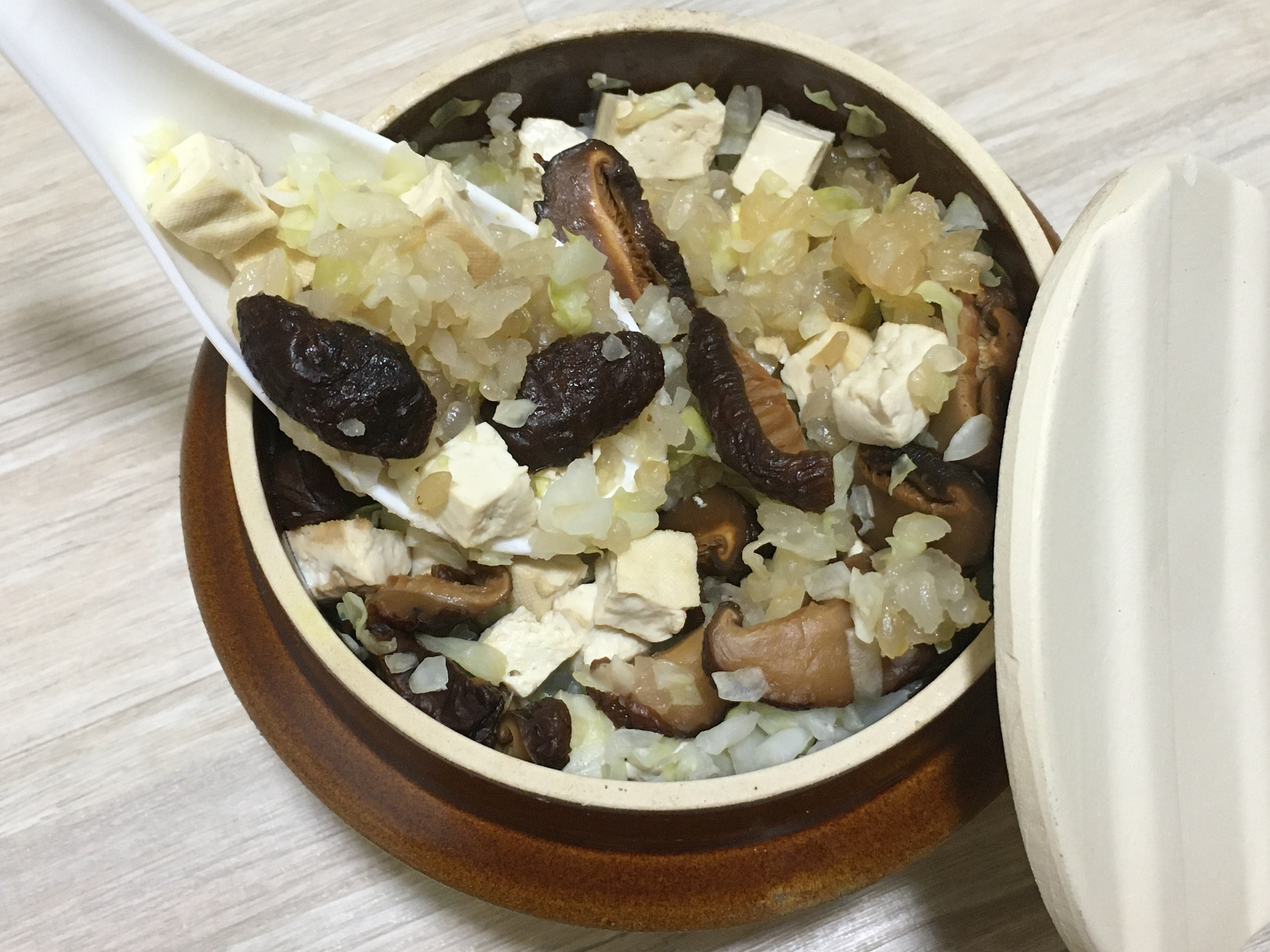 日式菇菇豆腐炊飯