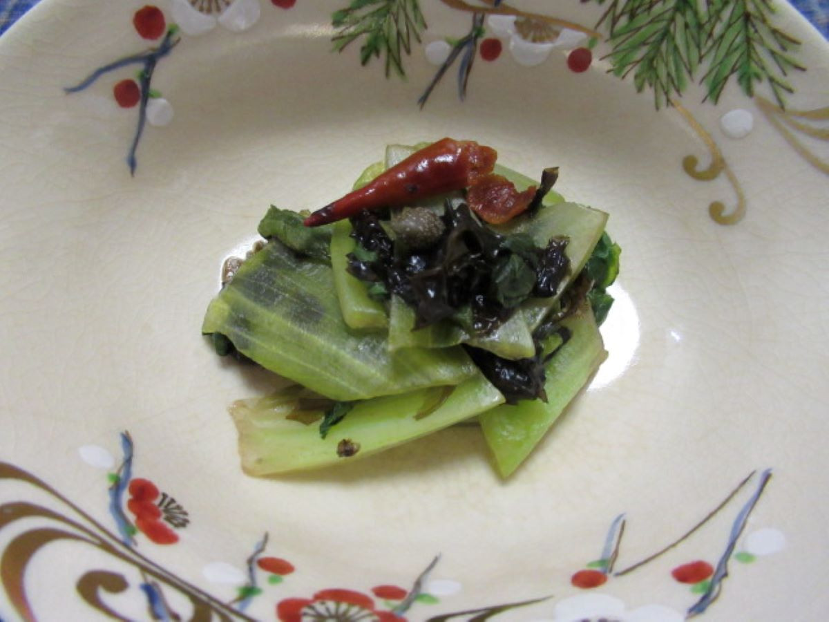 西式酸豆(capers)生菜紫菜