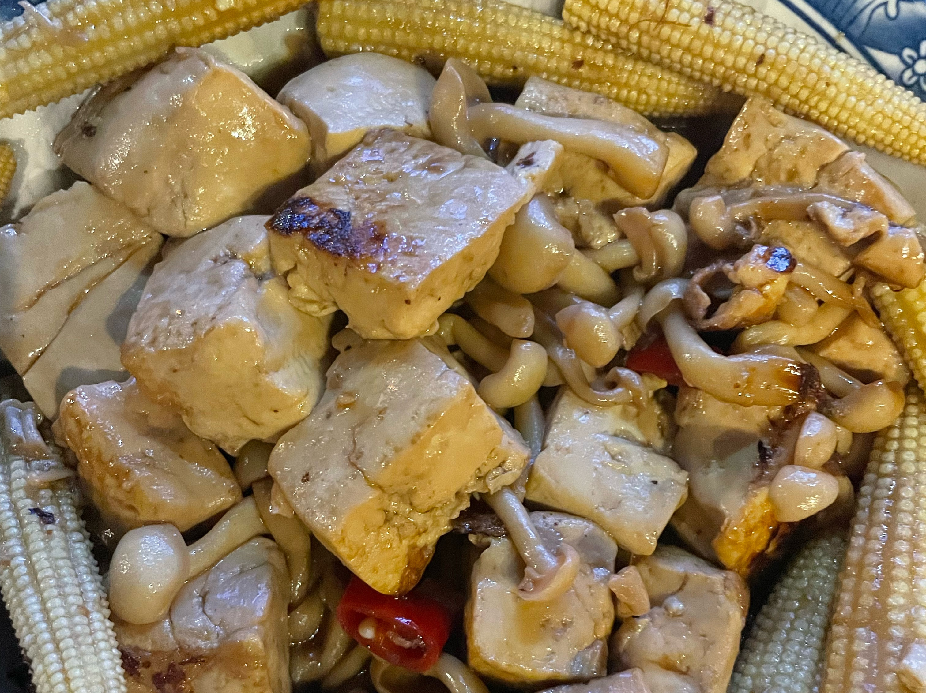 醬燒豆腐菇菇