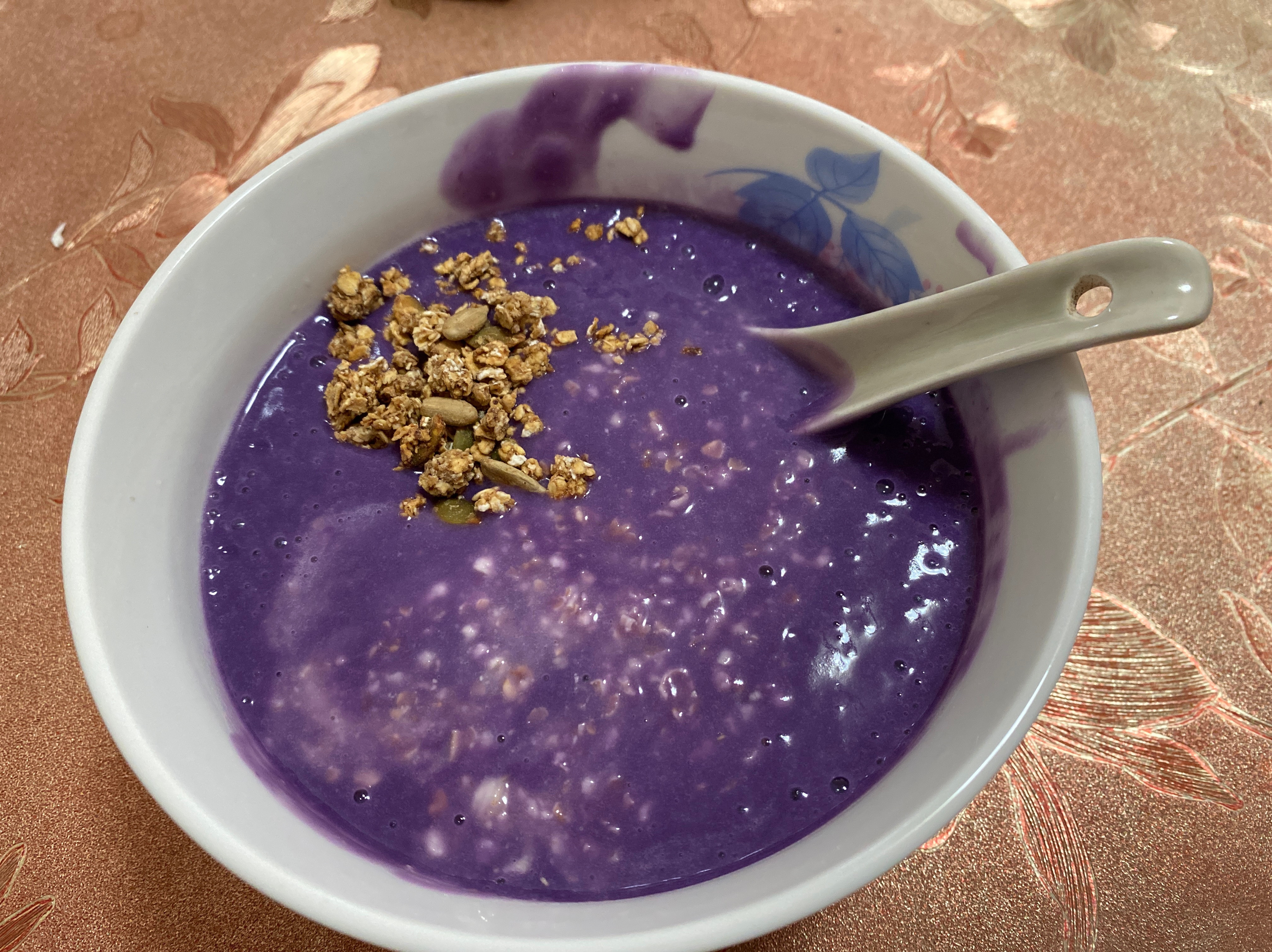 （自製）紫地瓜燕麥粥