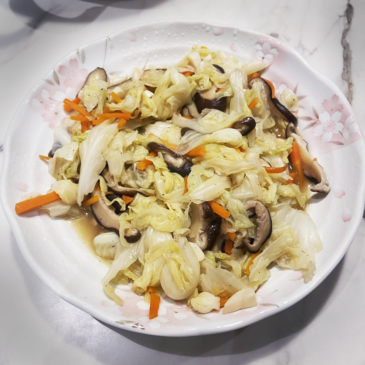 炒香菇高麗菜