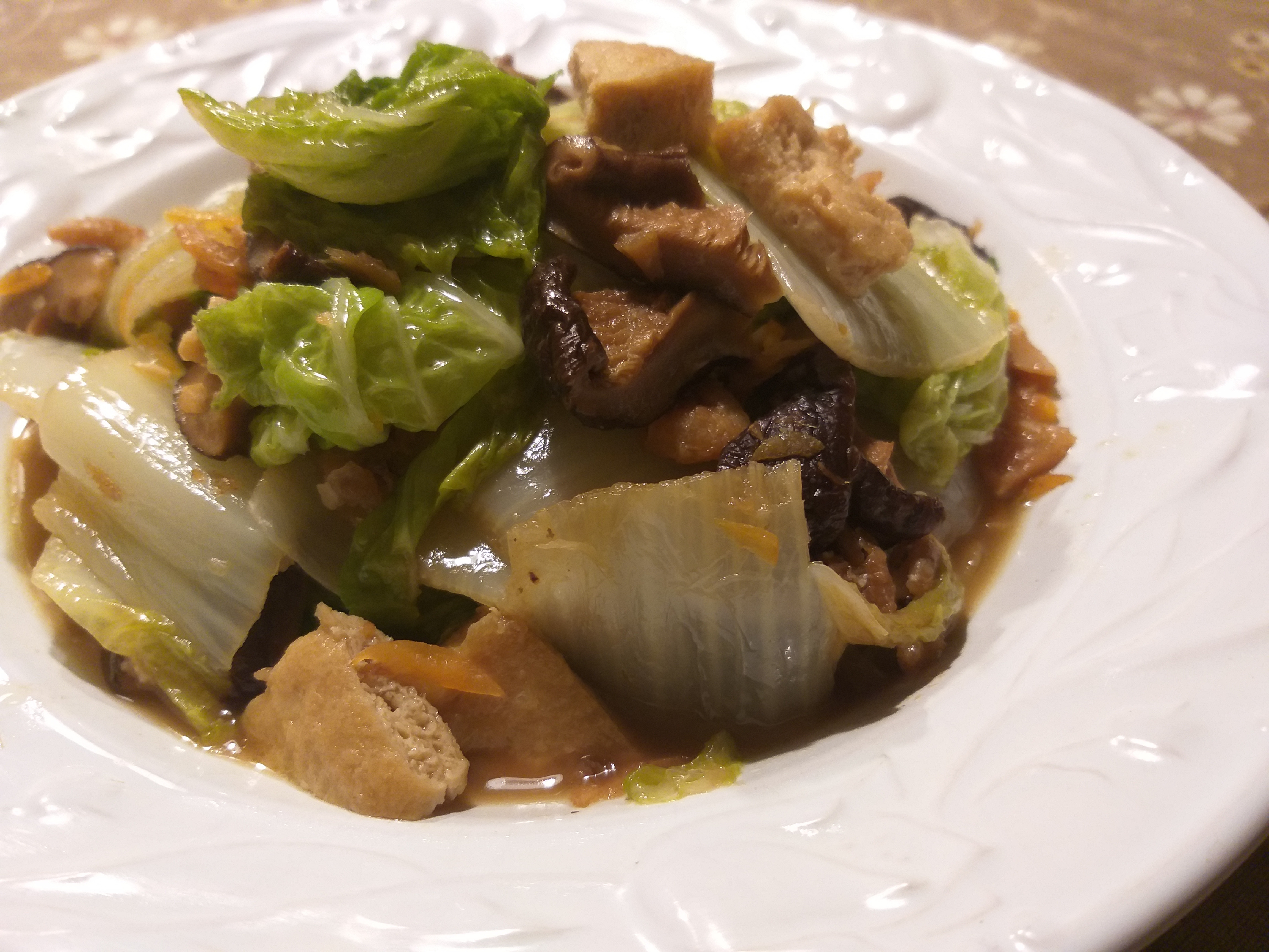 扁魚豆腐燉白菜